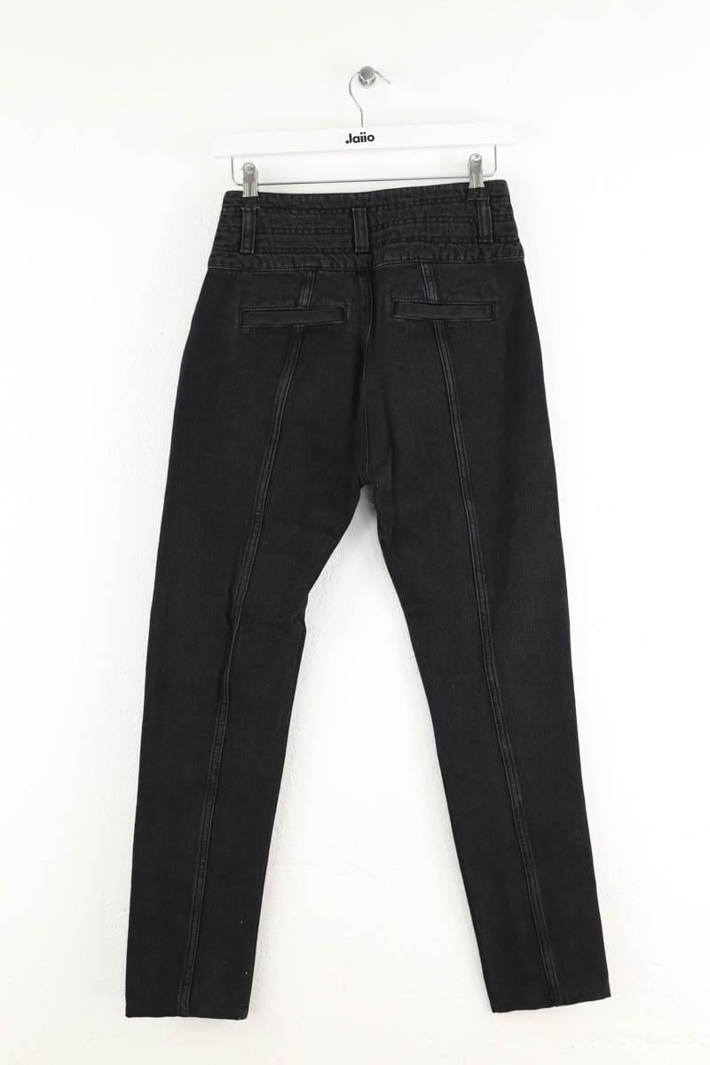 - Straight-leg jeans
- 5 pockets
- Straight cut
- Faded effect IRO - Seconde Main Black