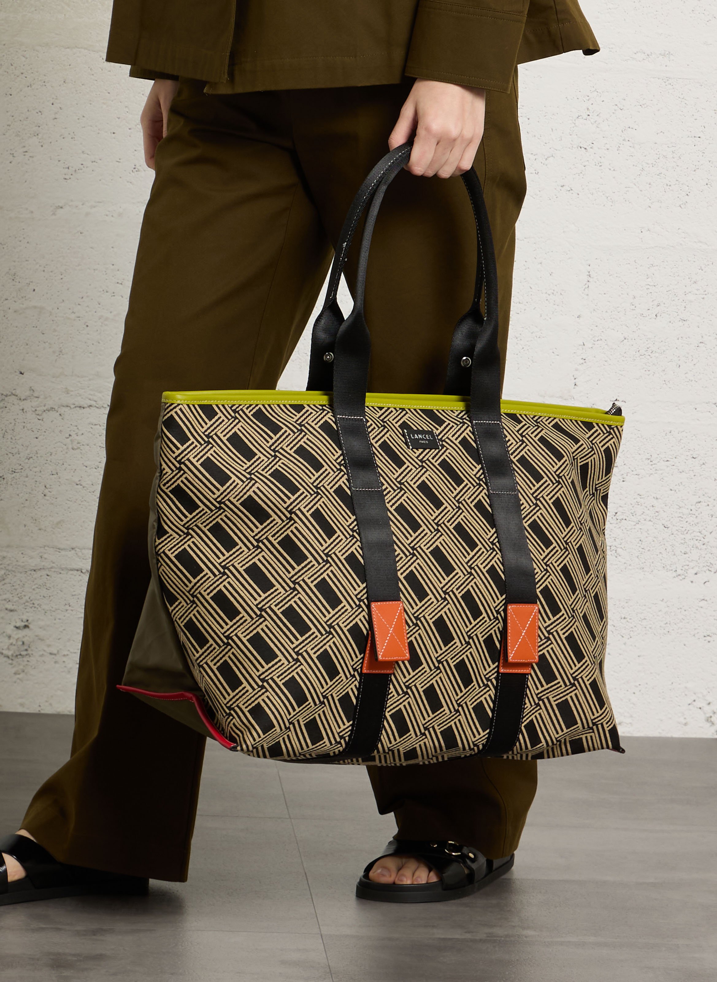 Shopper mit Reißverschluss LANCEL Mehrfarbig