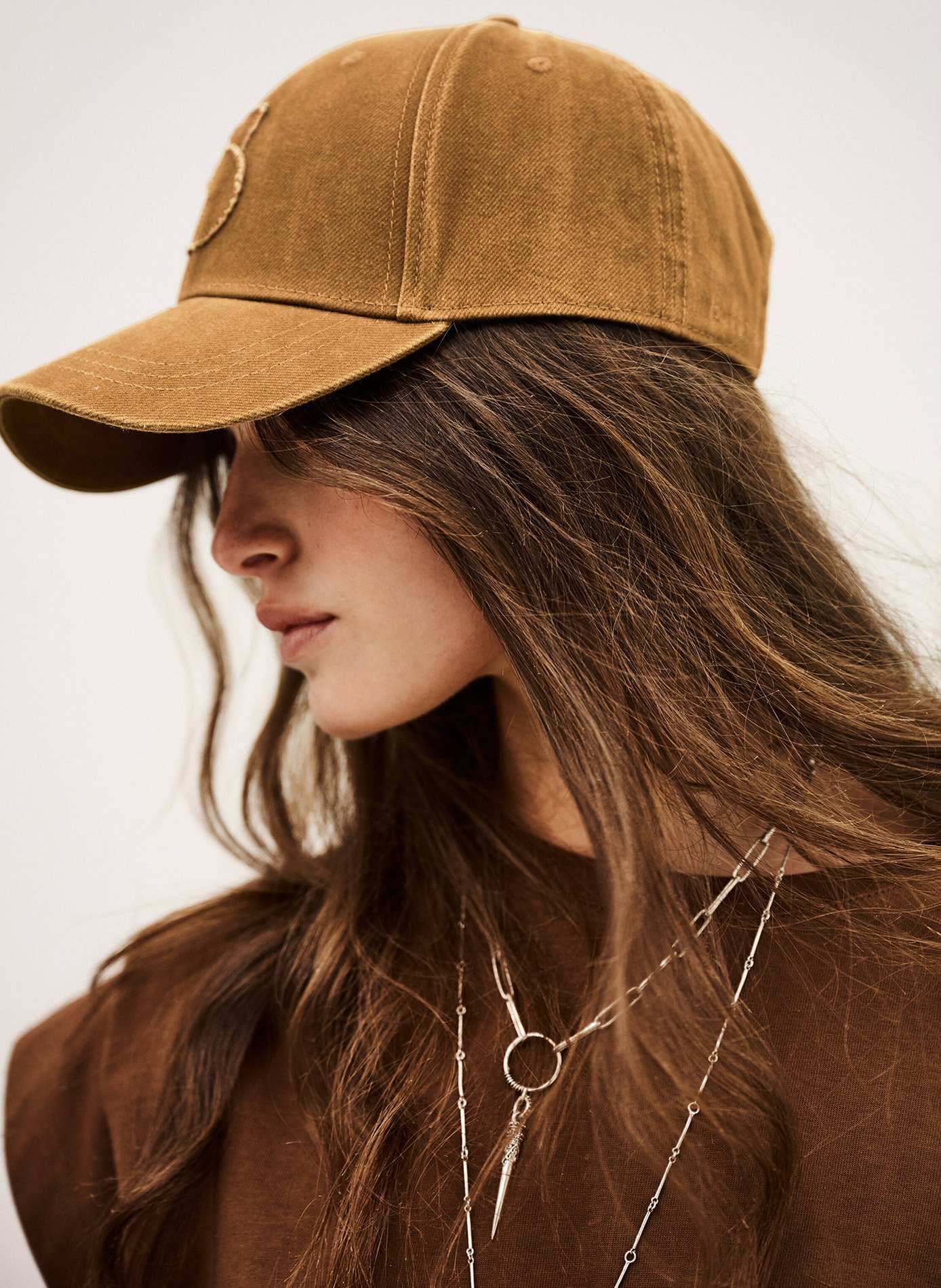 Casquette en coton BA&SH Marron