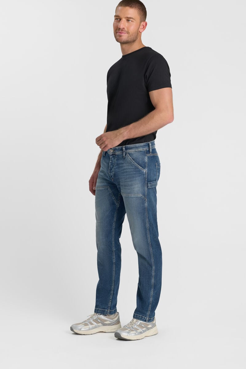 Loose jeans, wide loose fit, length 34 LE TEMPS DES CERISES Blue