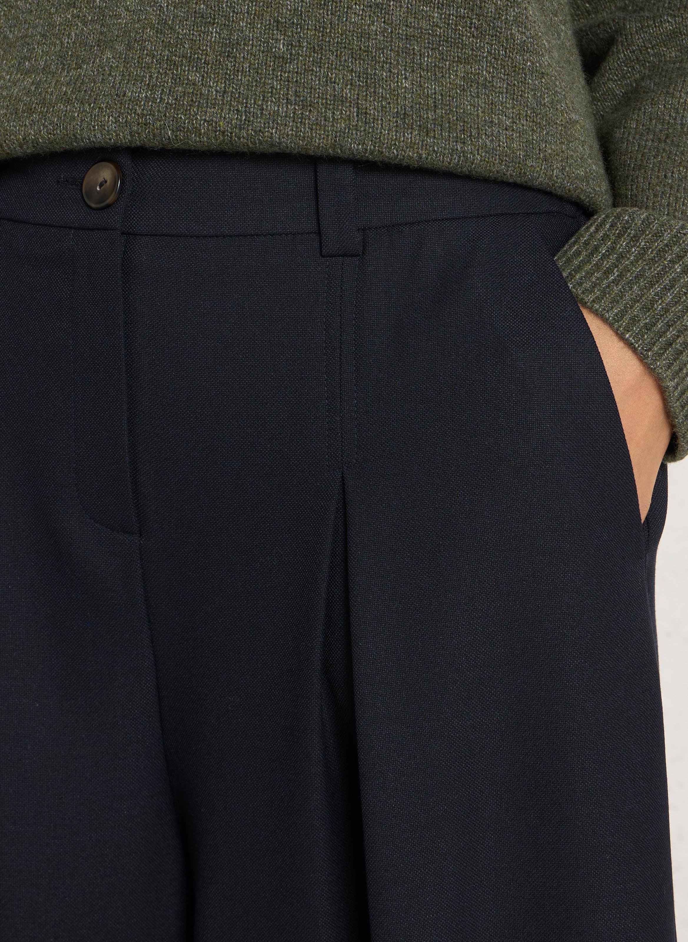 Pantalon à jambes larges  MAISON 123 Bleu
