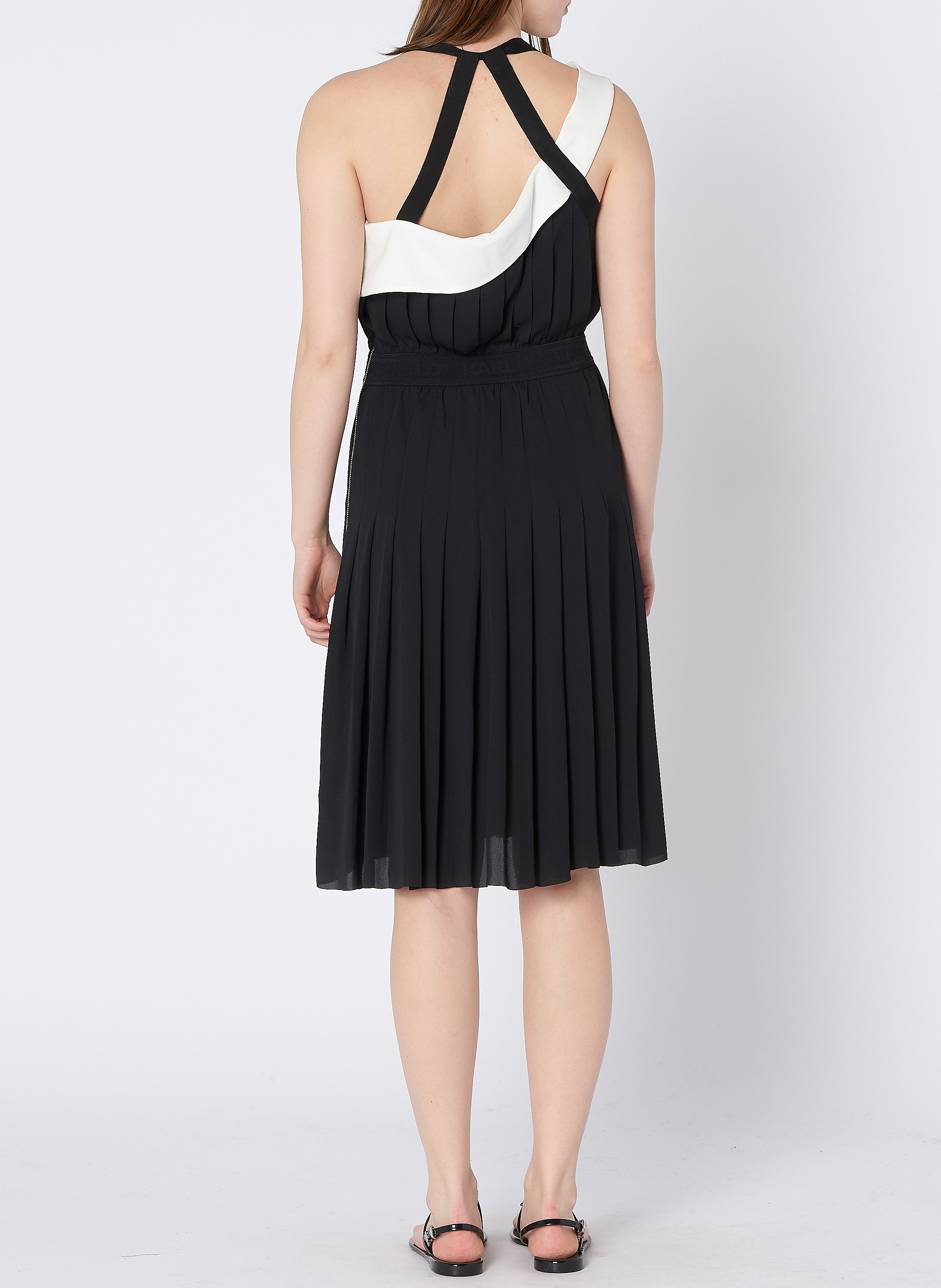 Sandales plates Karl KARL LAGERFELD Noir