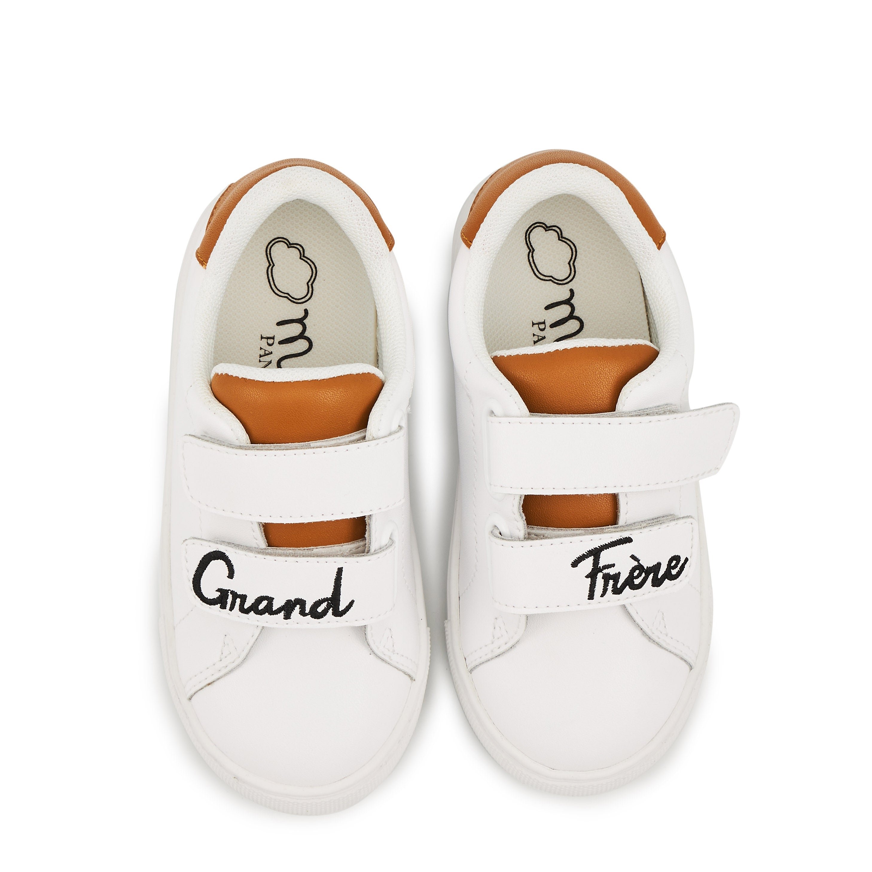 Leather sneakers BONS BAISERS PARIS White