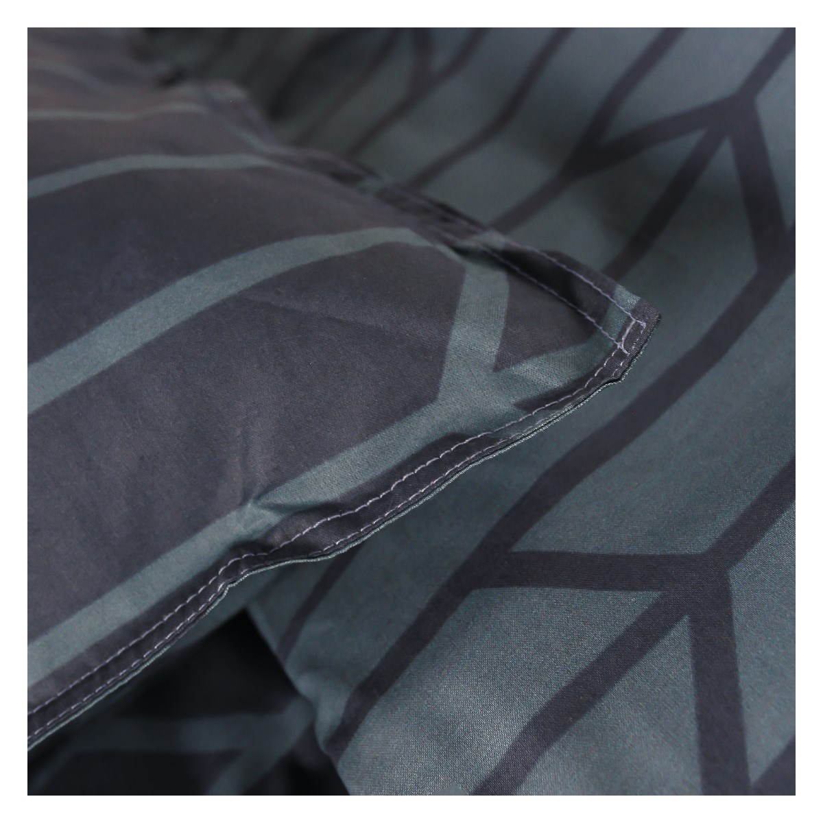 Printed cotton bedding set TODAY LINGE DE MAISON Blue