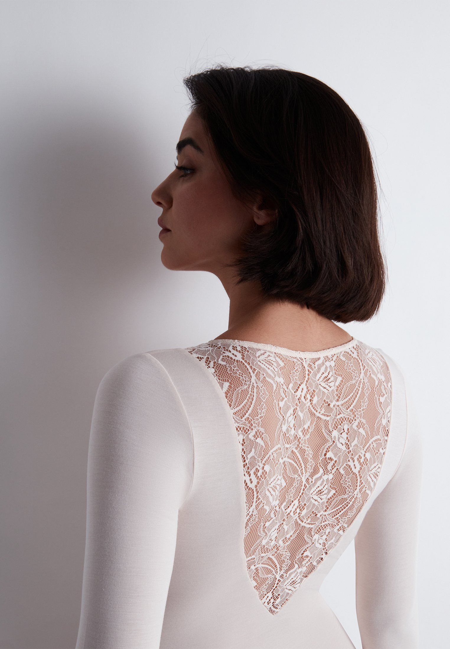 Fine strap bodysuit AUBADE Pink