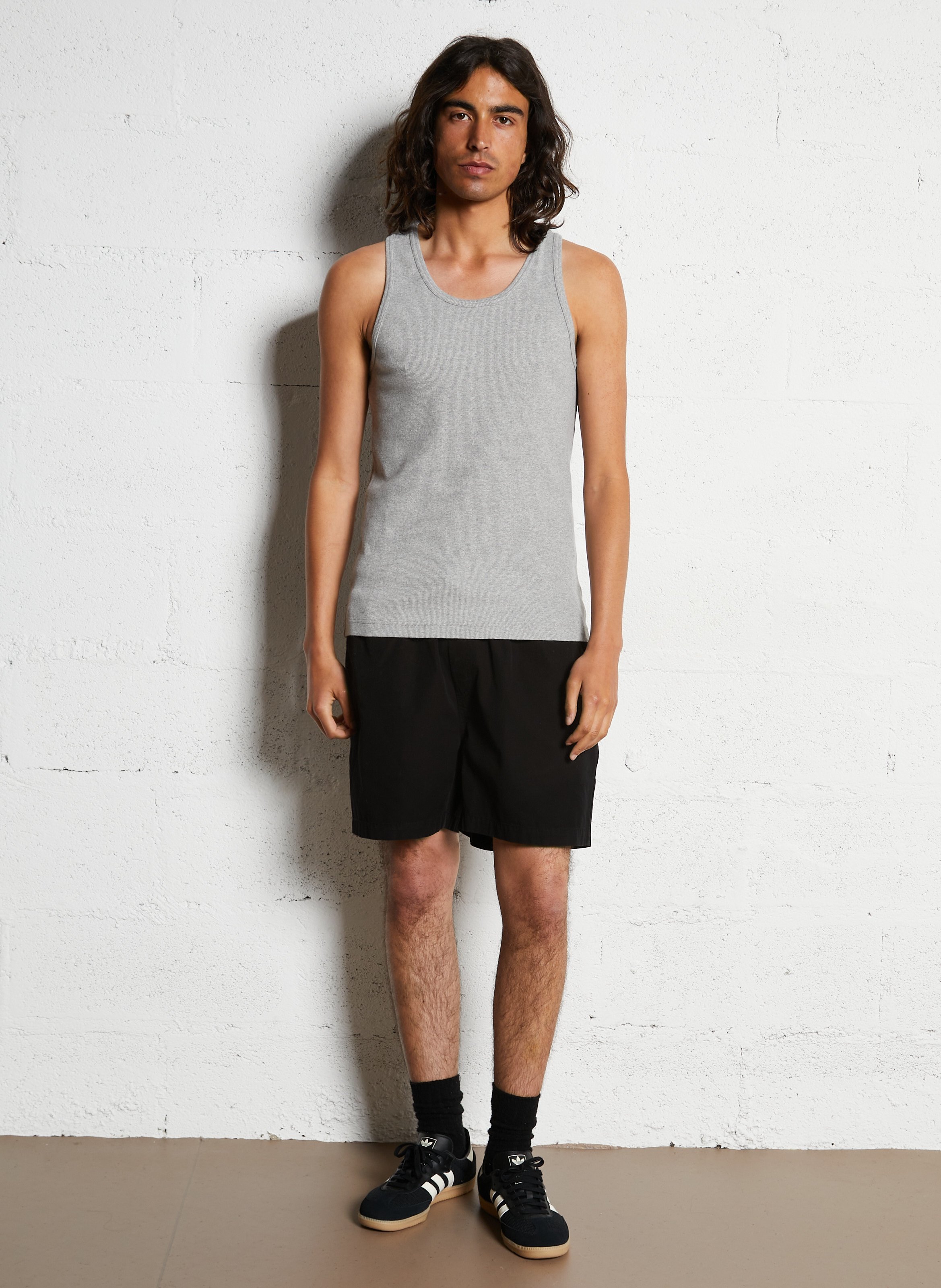 Rundhals-Tanktop aus Bio-Baumwolle COLORFUL STANDARD Grau