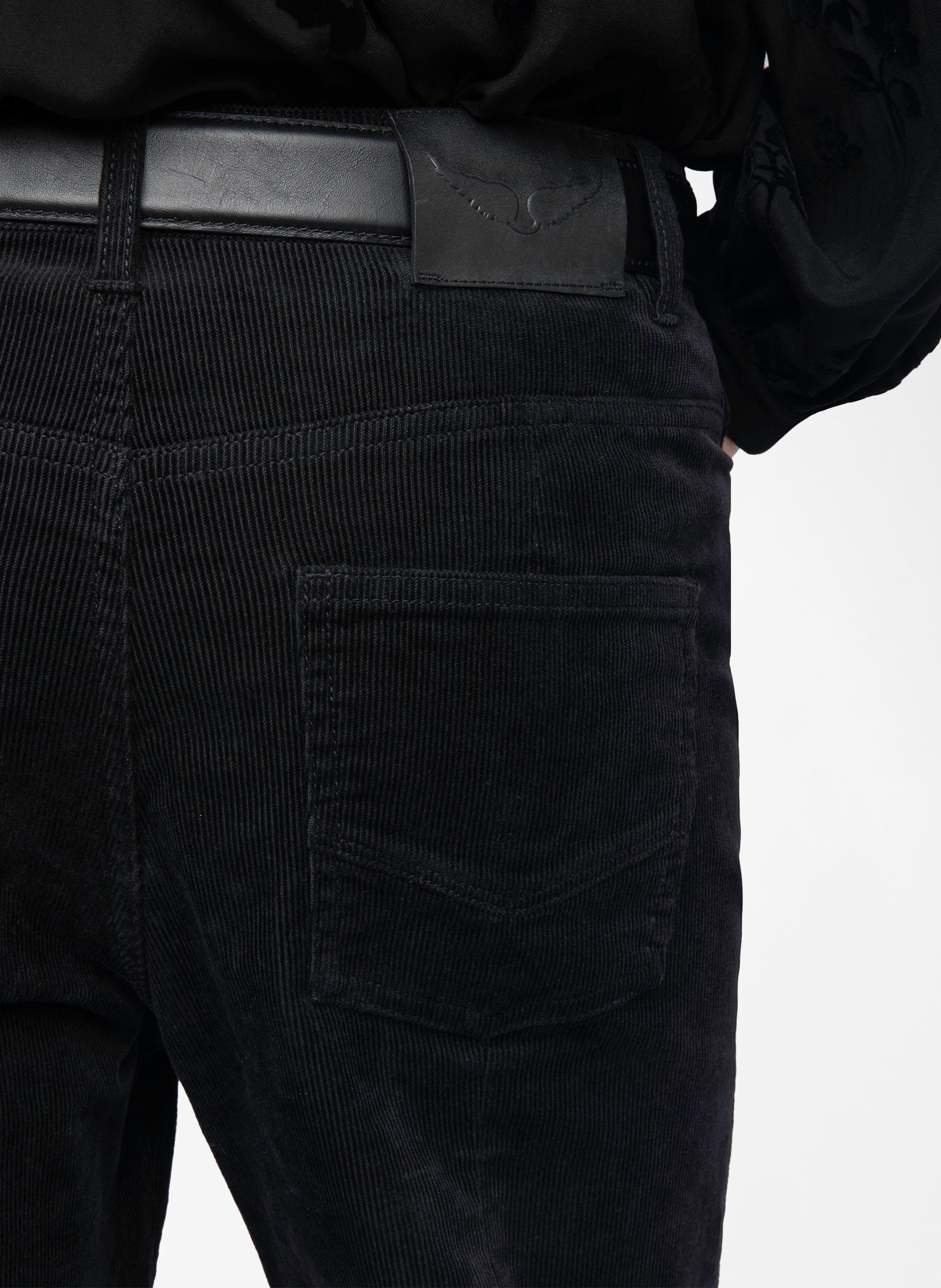 Pantaloni chino in misto cotone ZADIG&VOLTAIRE Nero