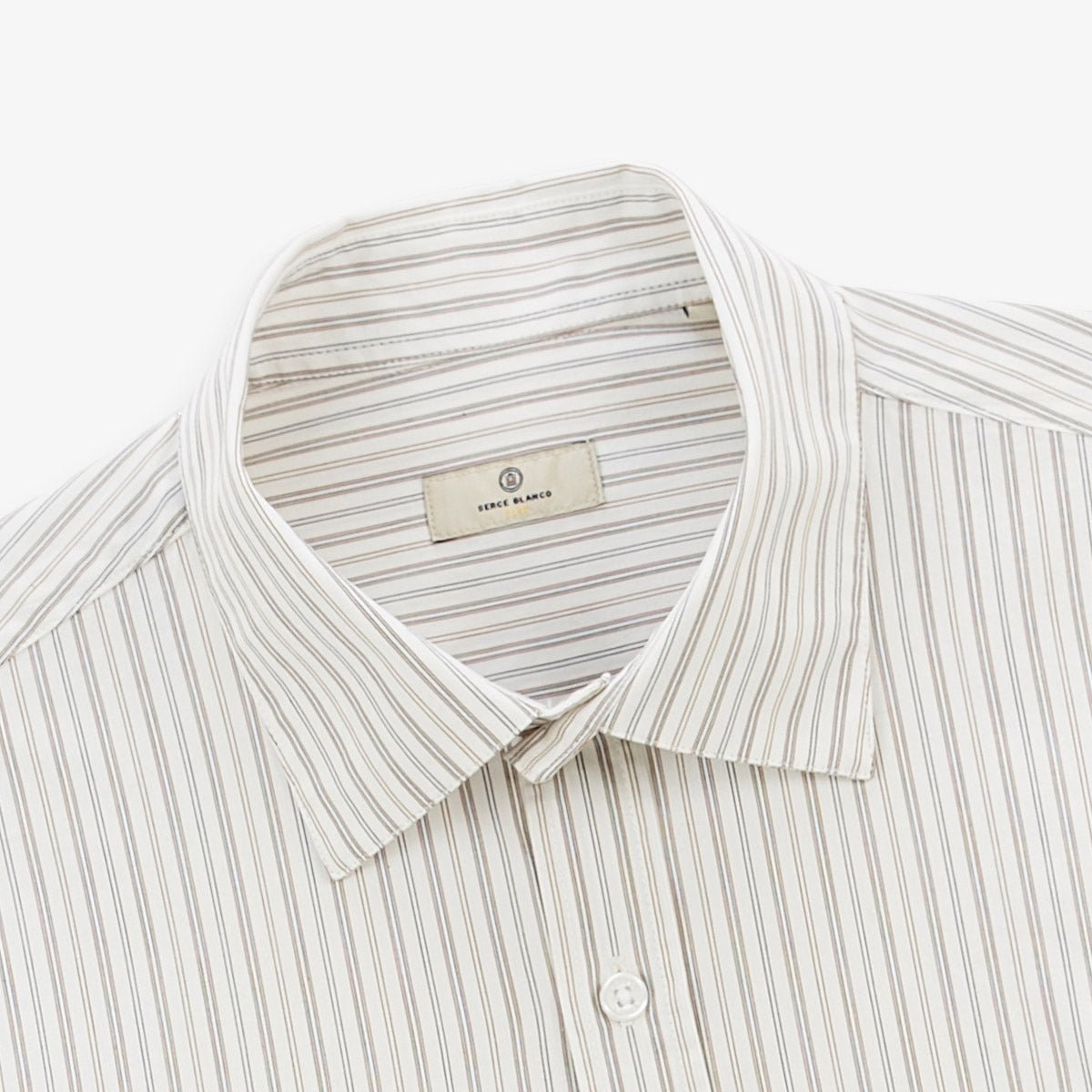 Long-sleeved striped shirt SERGE BLANCO Blue