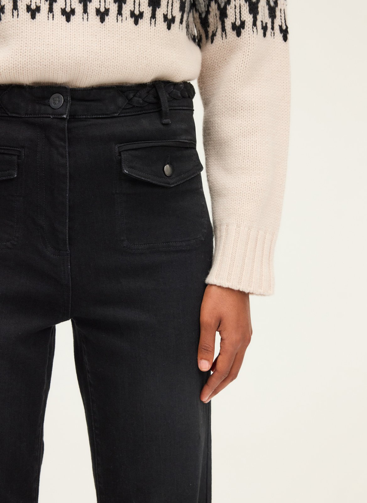 Jean flare PABLO Noir