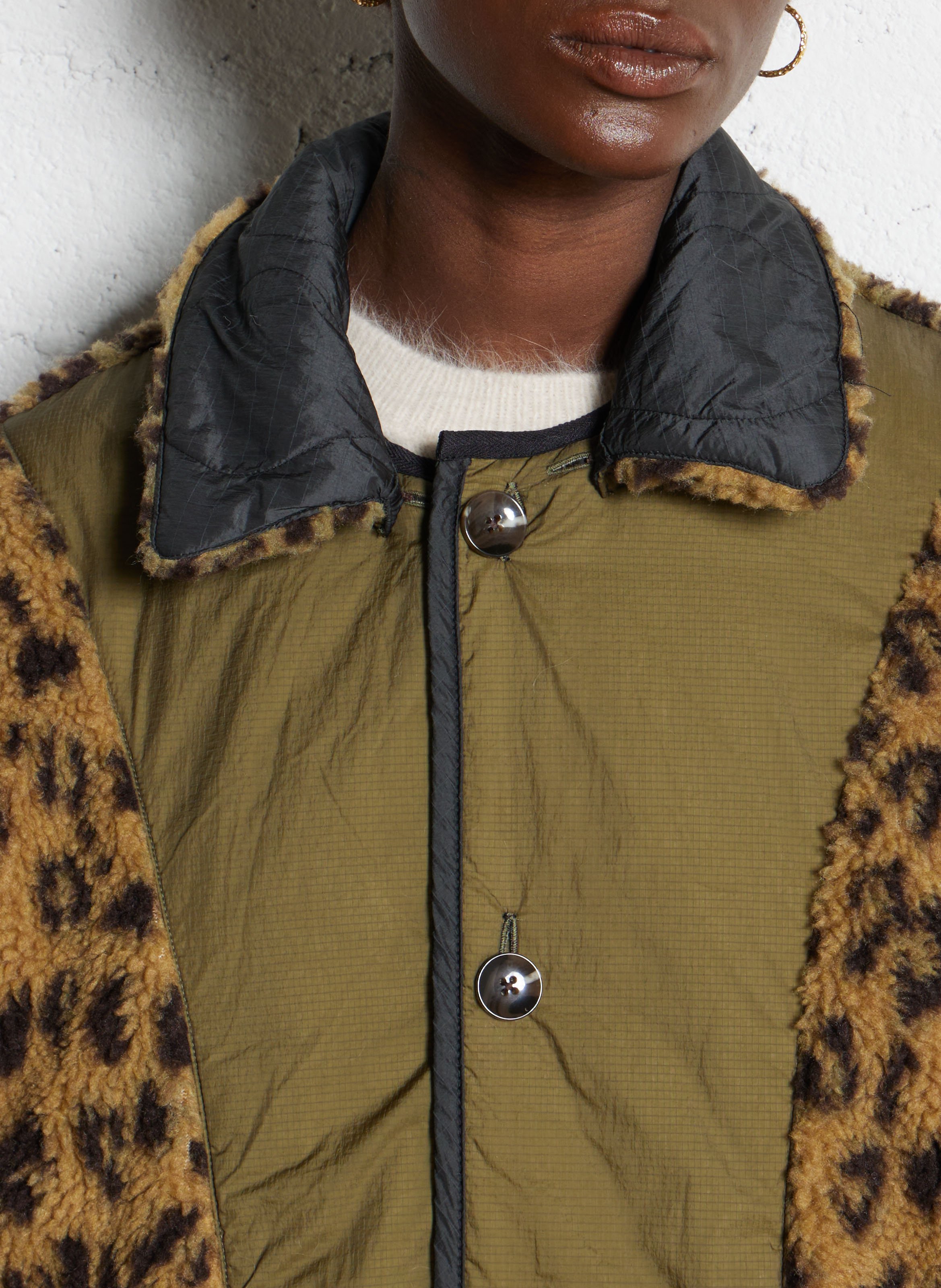 Oversized omkeerbare jas BELLEROSE Zwart