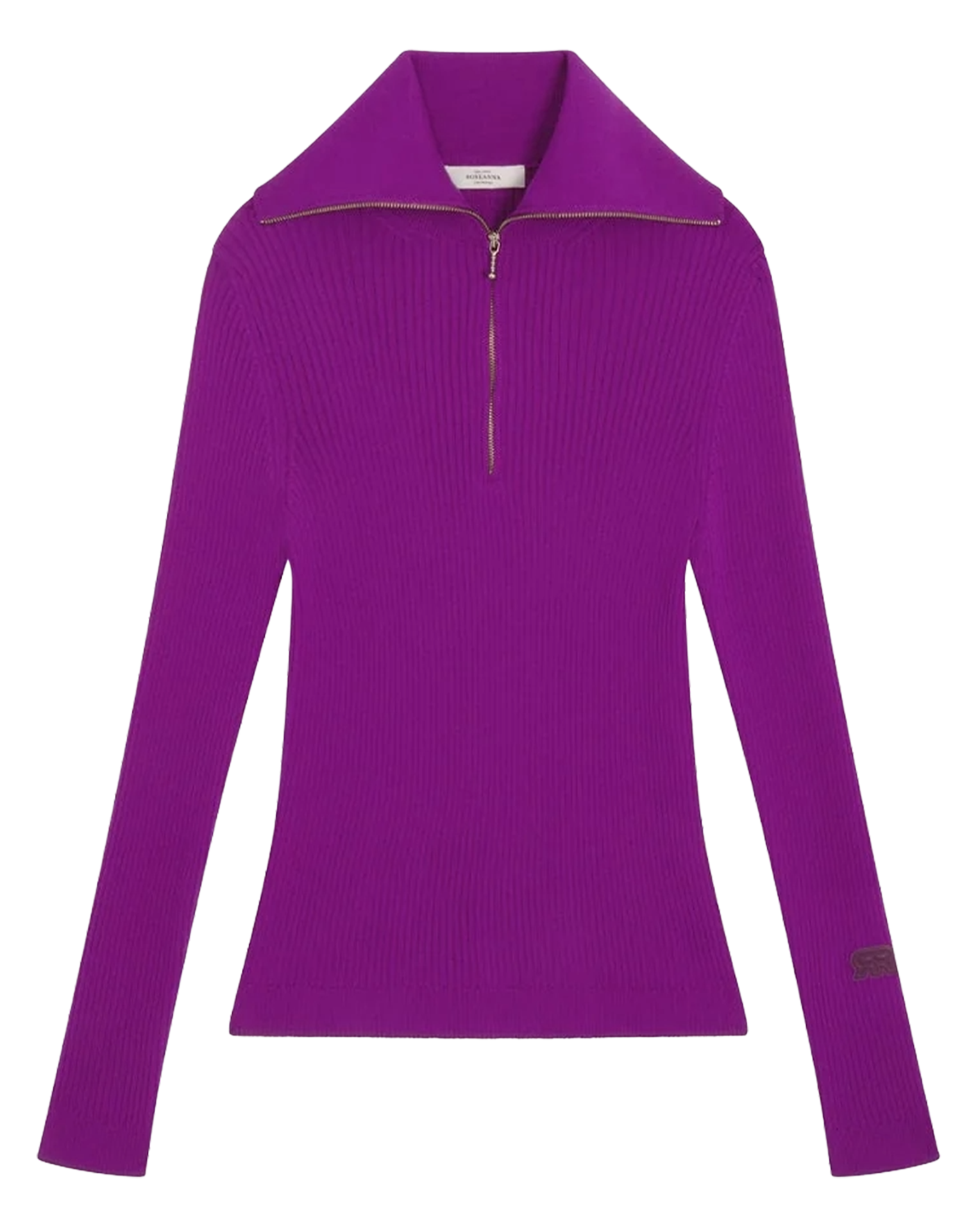 Pull col montant en laine ROSEANNA Violet