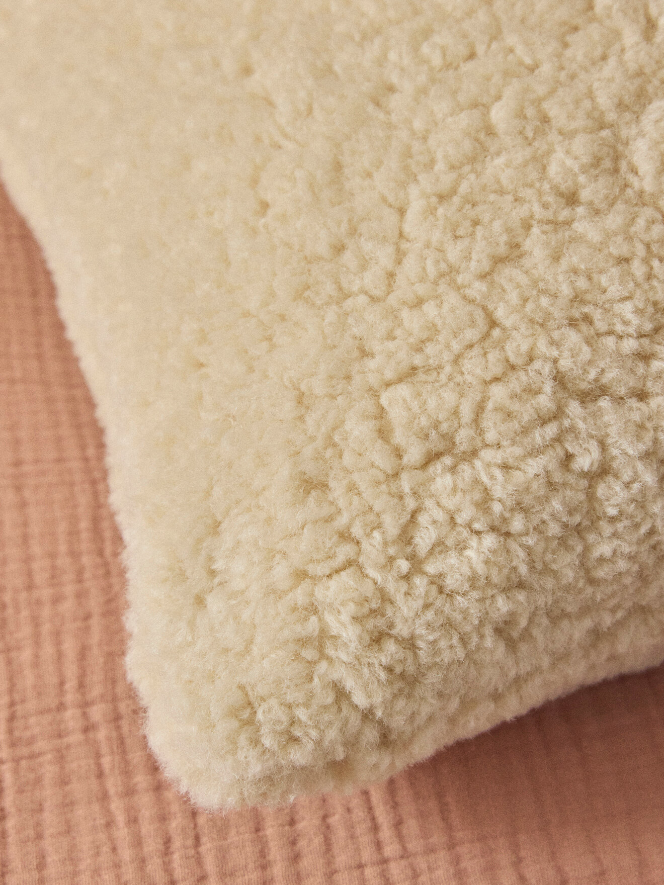 Housse de coussin - collaboration moismont x CYRILLUS Beige