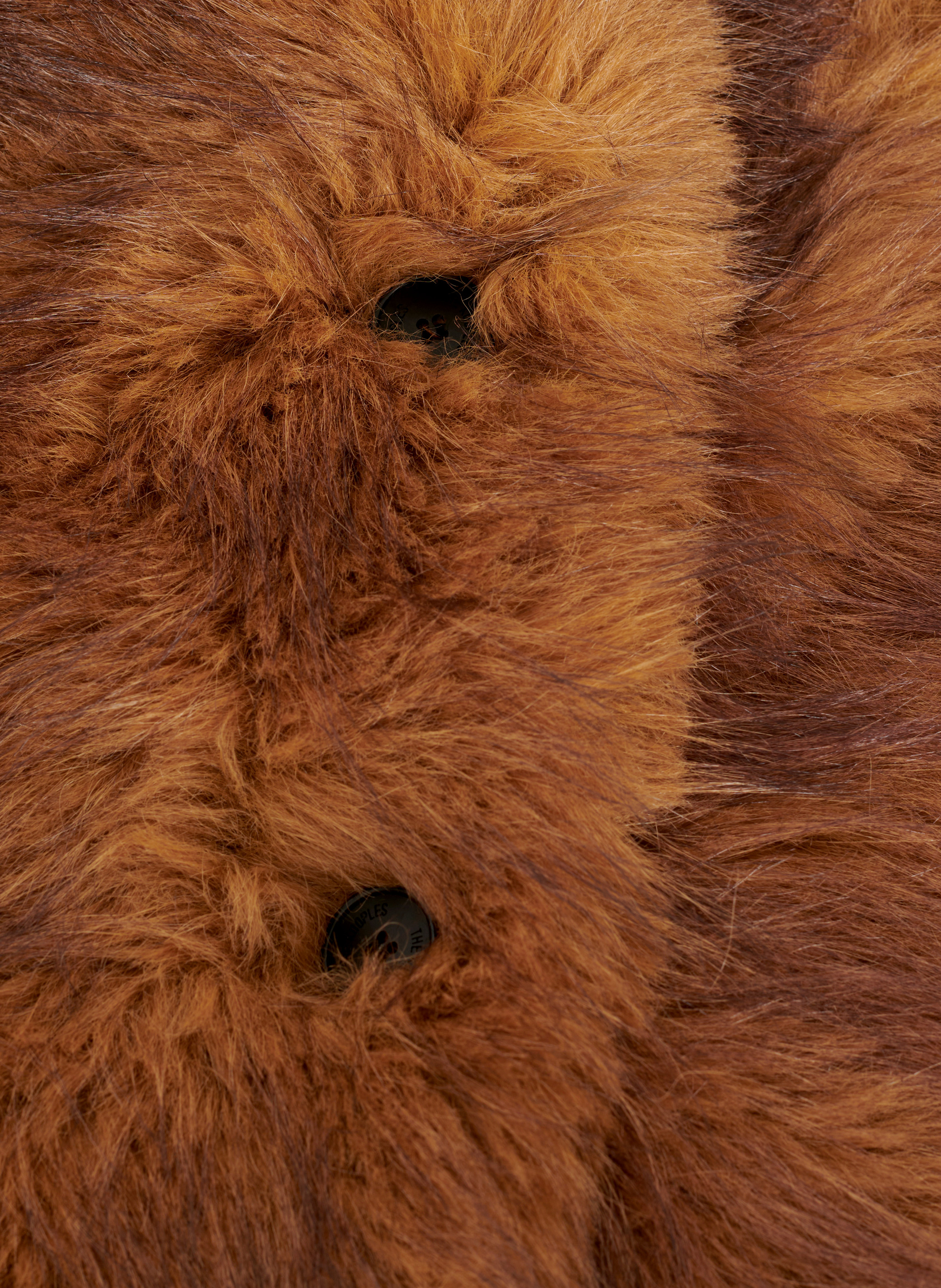 Long faux fur coat THE KOOPLES Brown