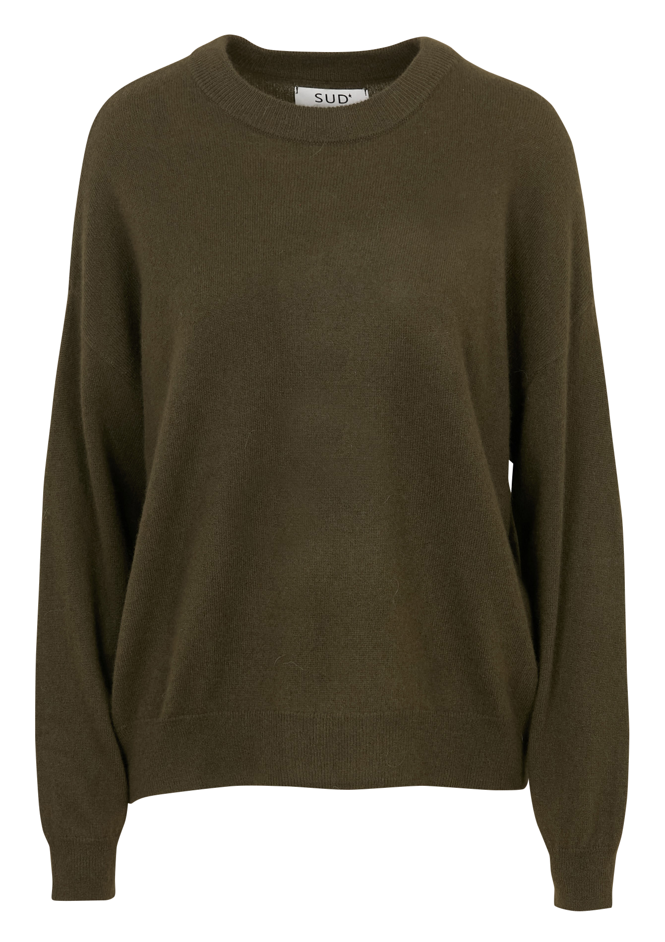 Rundhalsausschnitt-Pullover aus Kaschmir SUD EXPRESS Grun