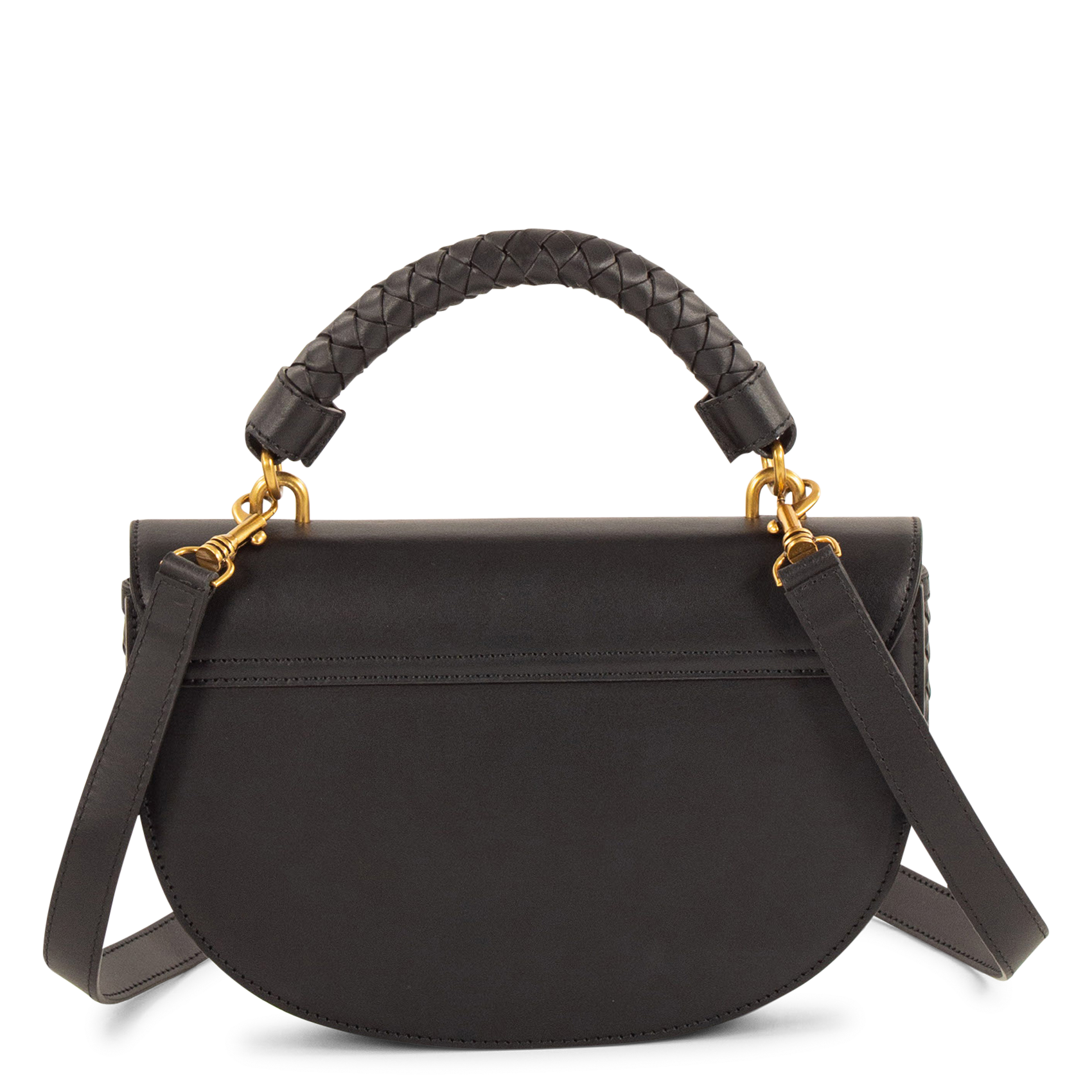 Sac bandoulière en cuir SESSUN Bruin