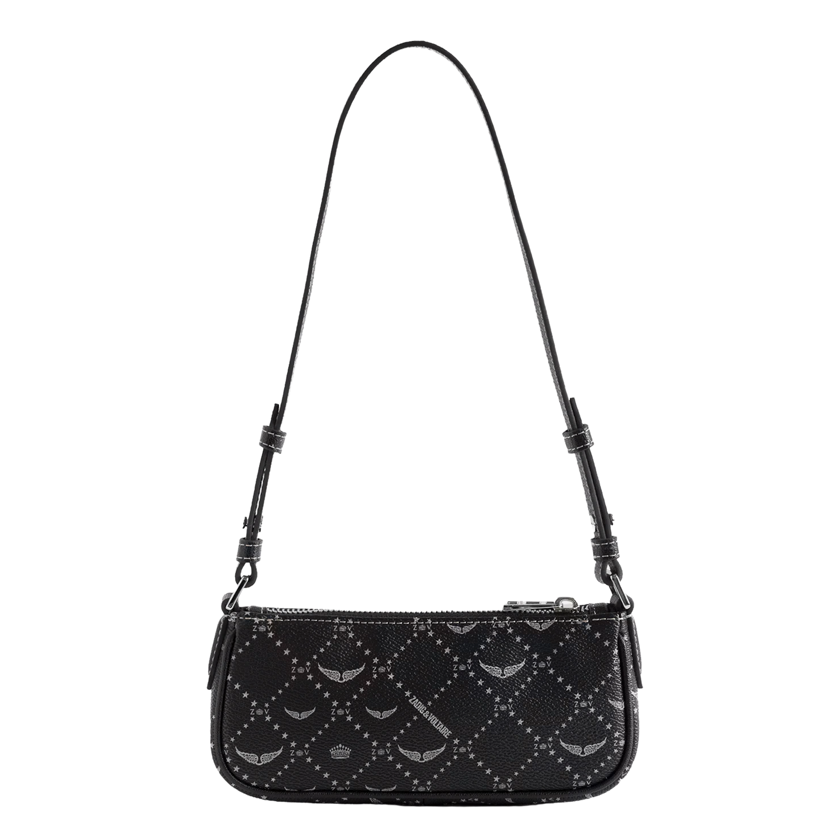 Printed shoulder bag ZADIG&VOLTAIRE Black