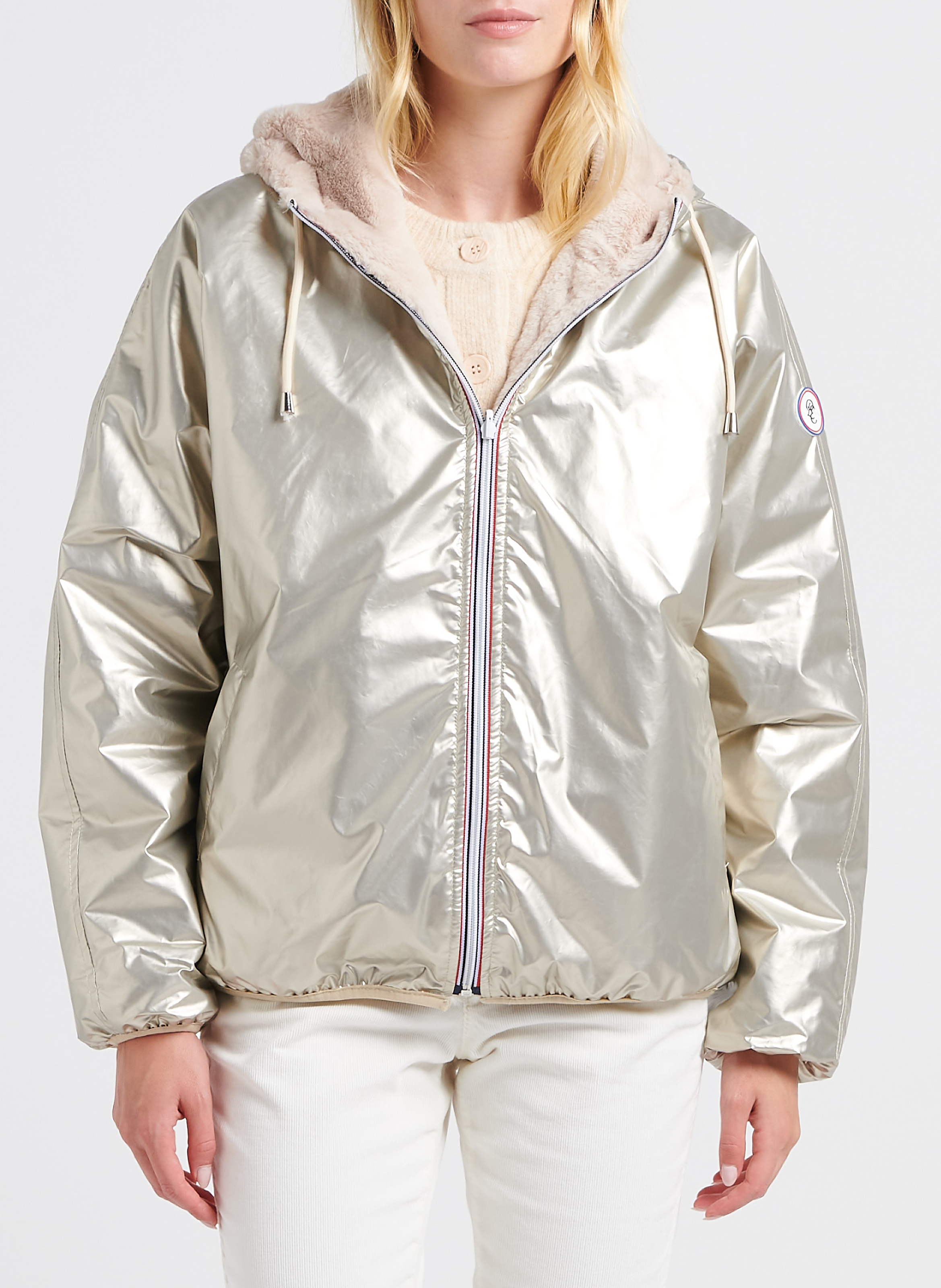 Wende-Windjacke mit Kapuze LA PETITE ETOILE Golden