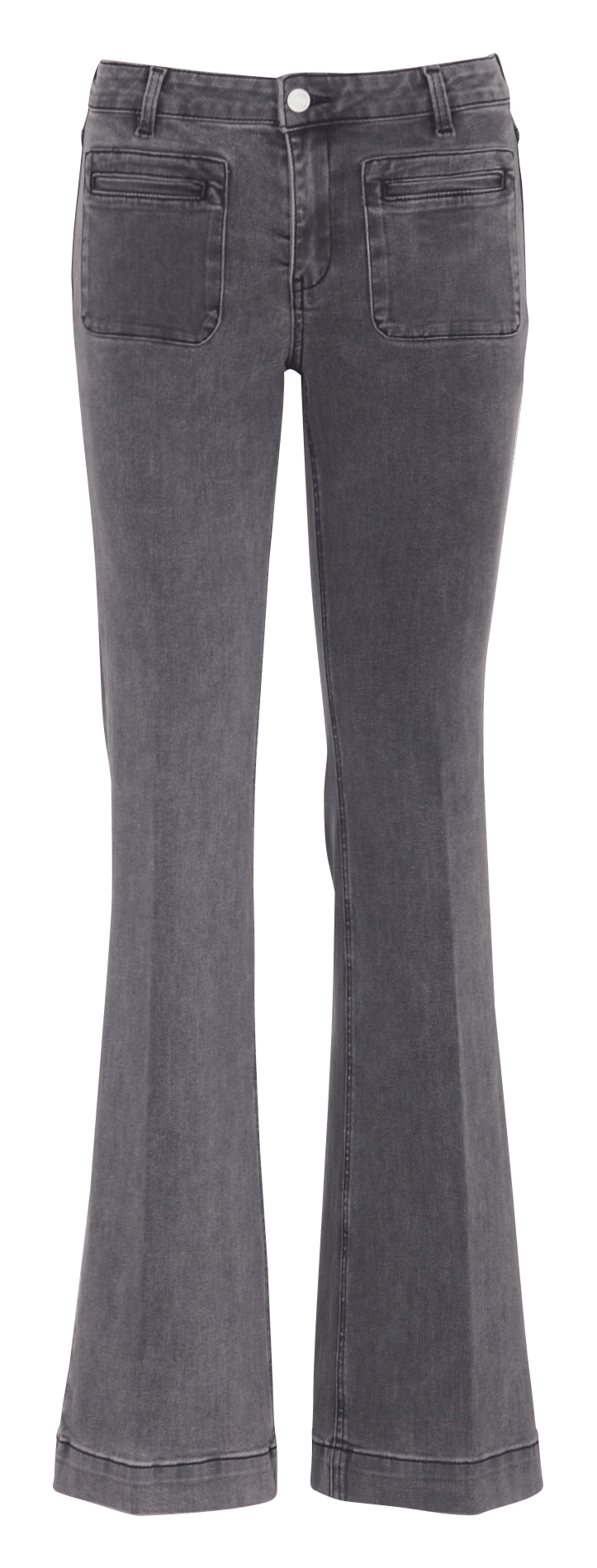 Flared Jeans aus Baumwoll-Mix MKT Grau