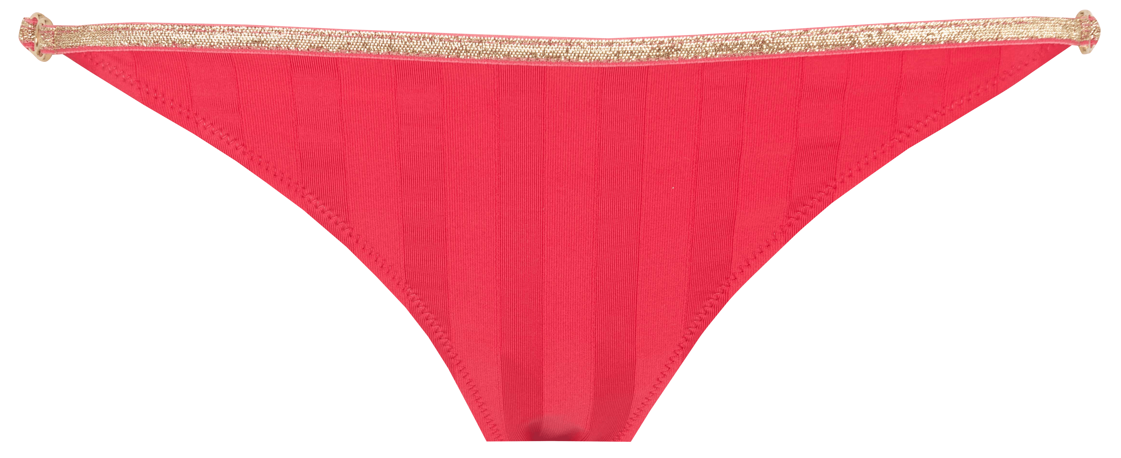 Striped swim thong LA NOUVELLE Red