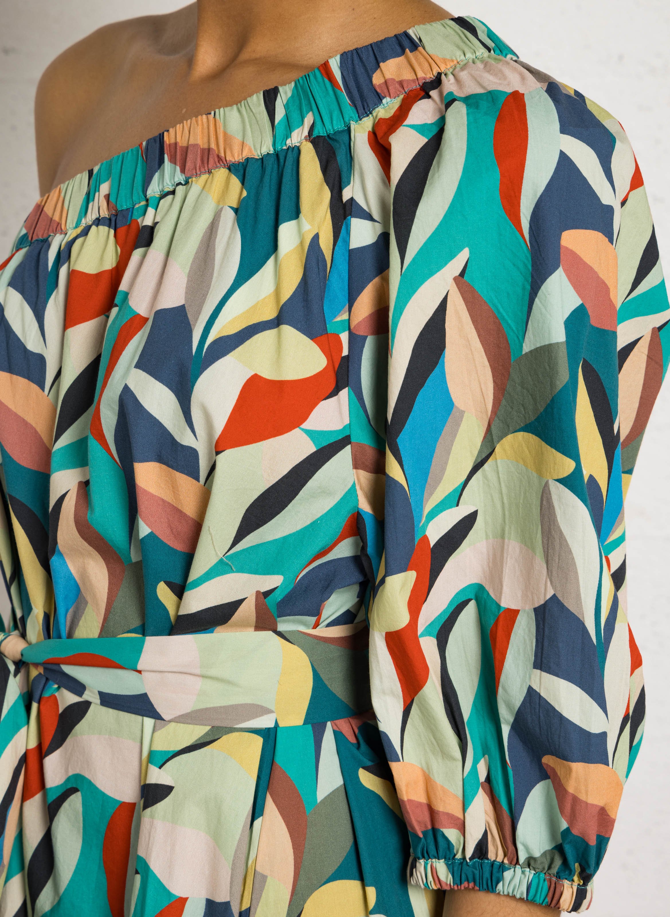 Robe midi à imprimé floral PETITE MENDIGOTE Multicolore