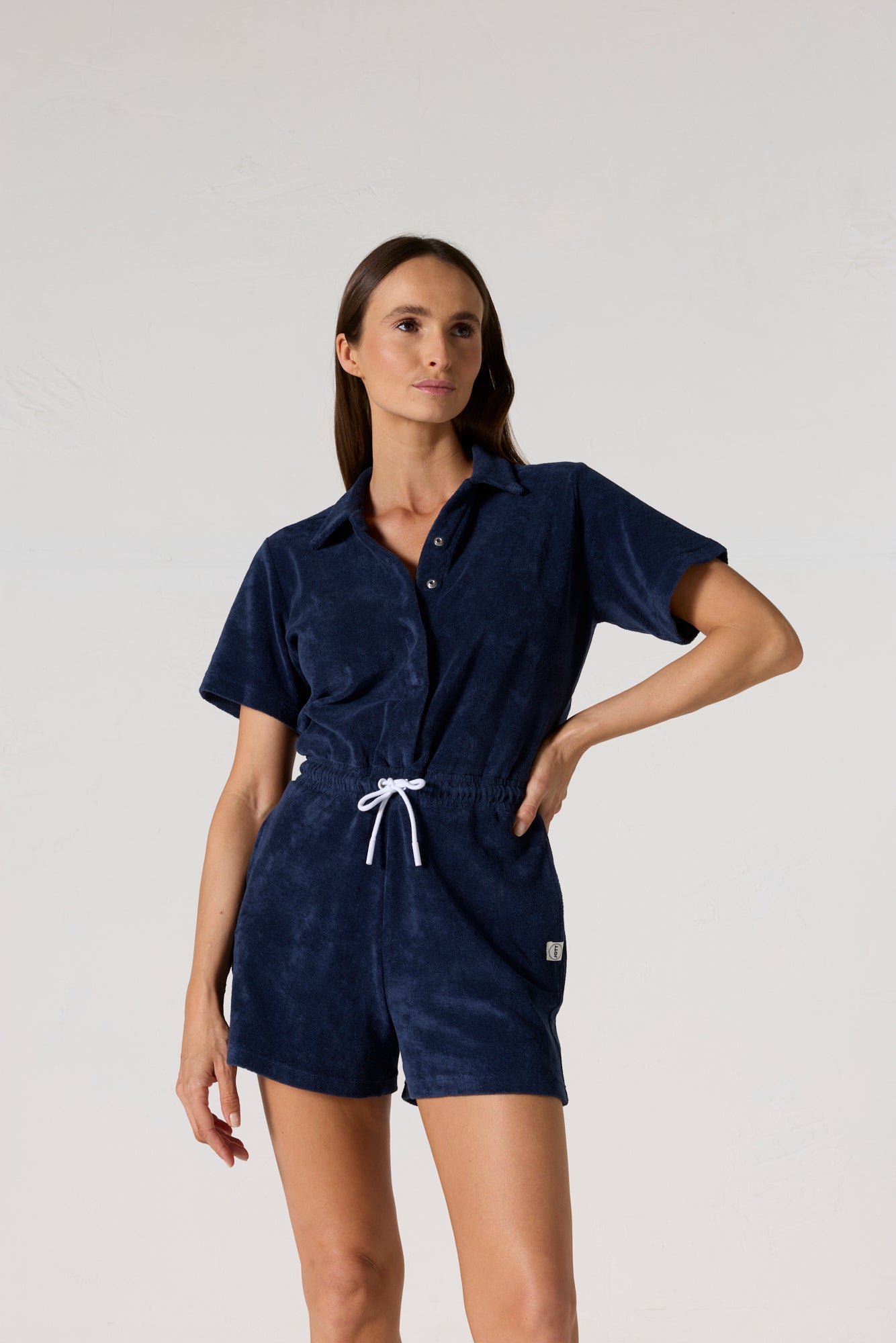 Combi-short éponge tide JOTT Bleu