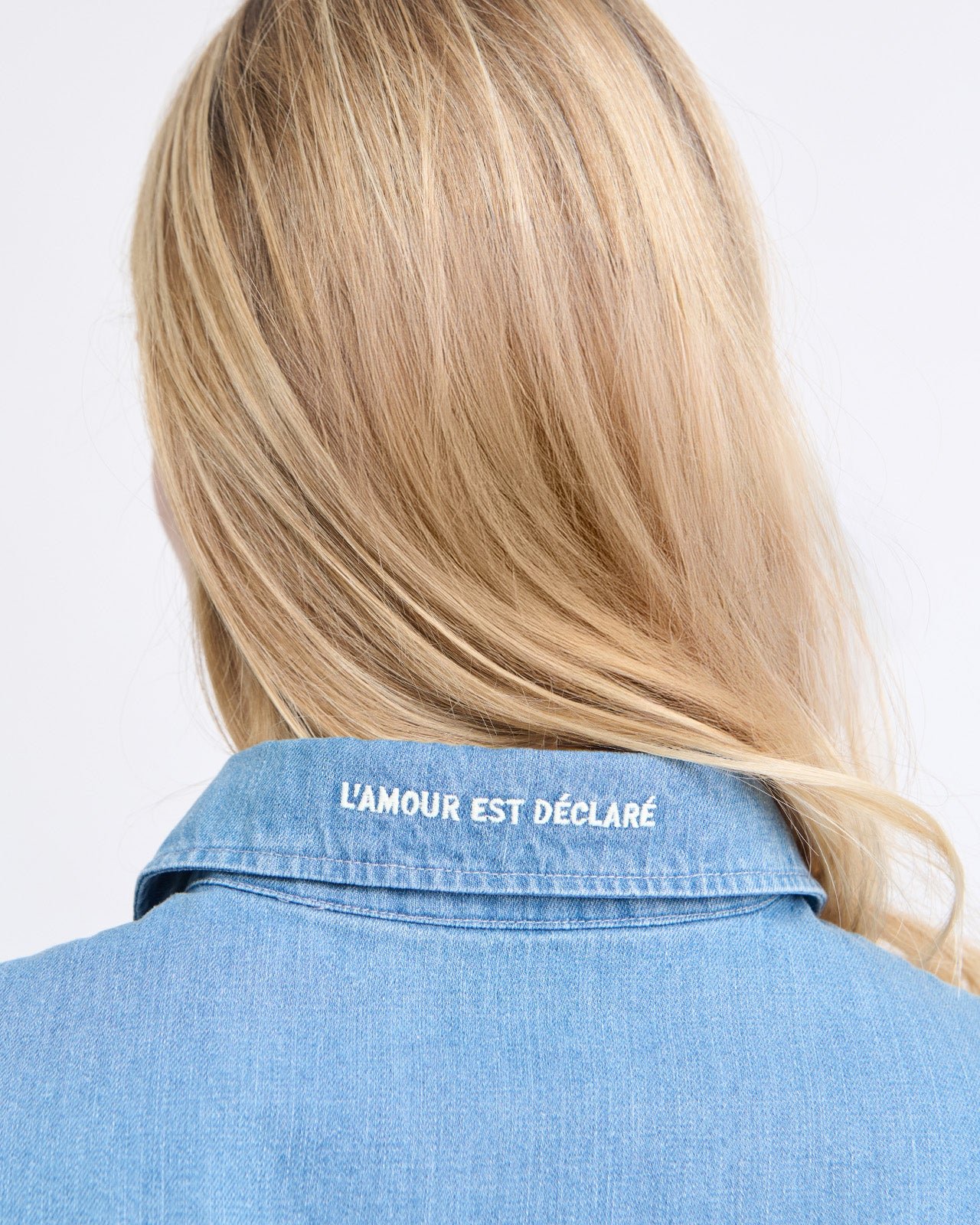 Shirt Love Declared in Organic Cotton EMOI EMOI Blue