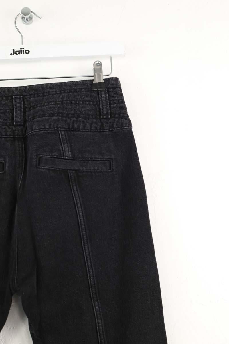 - Straight-leg jeans
- 5 pockets
- Straight cut
- Faded effect IRO - Seconde Main Black