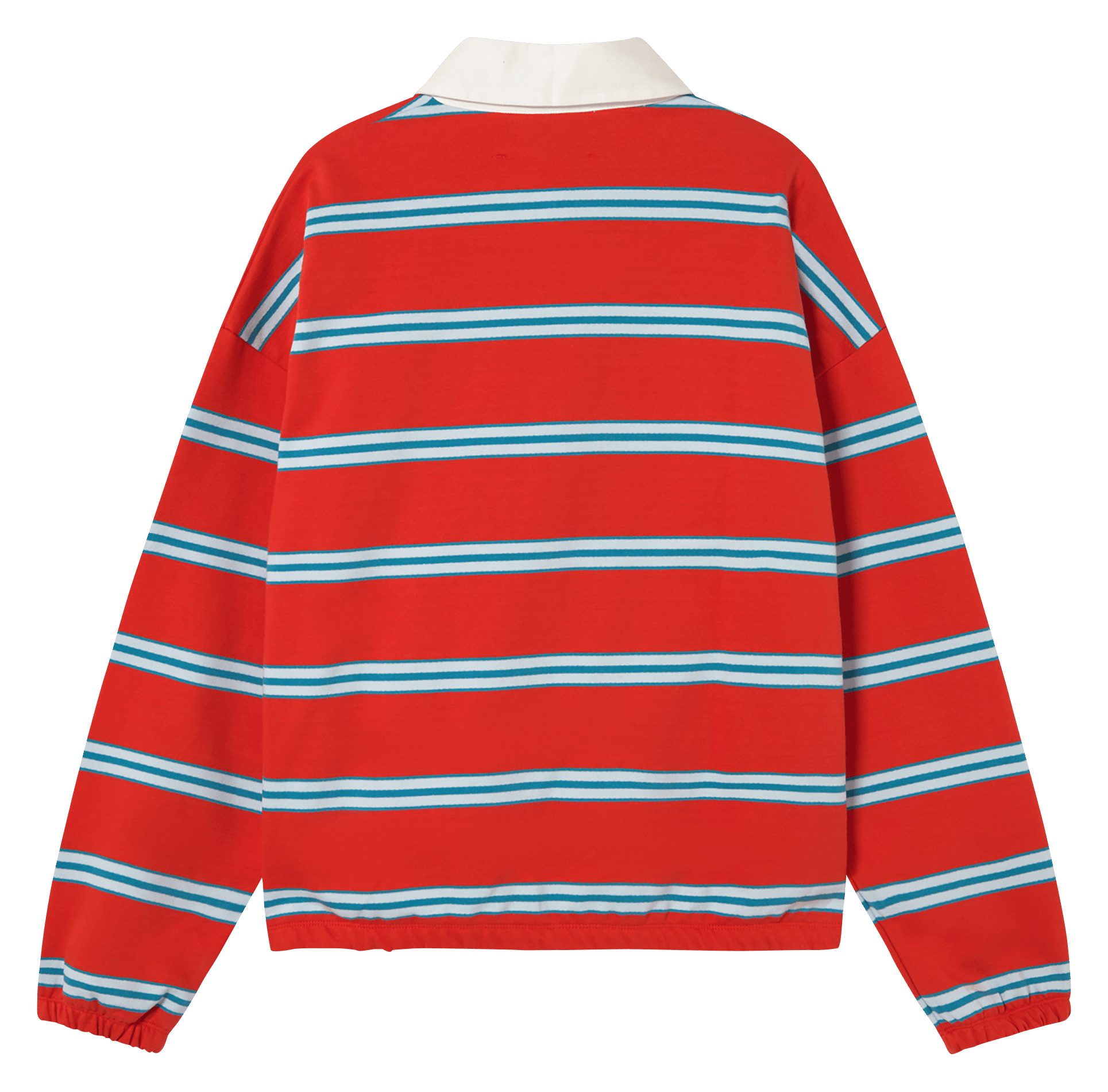Striped polo shirt THE TINY BIG SISTER Red