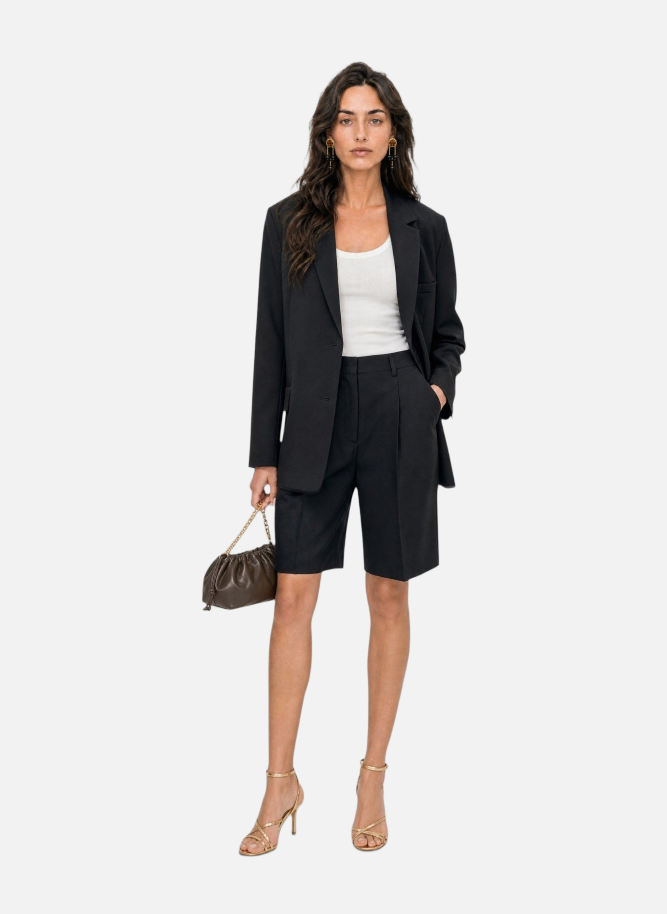 Oversized wool suit jacket THE KOOPLES Black