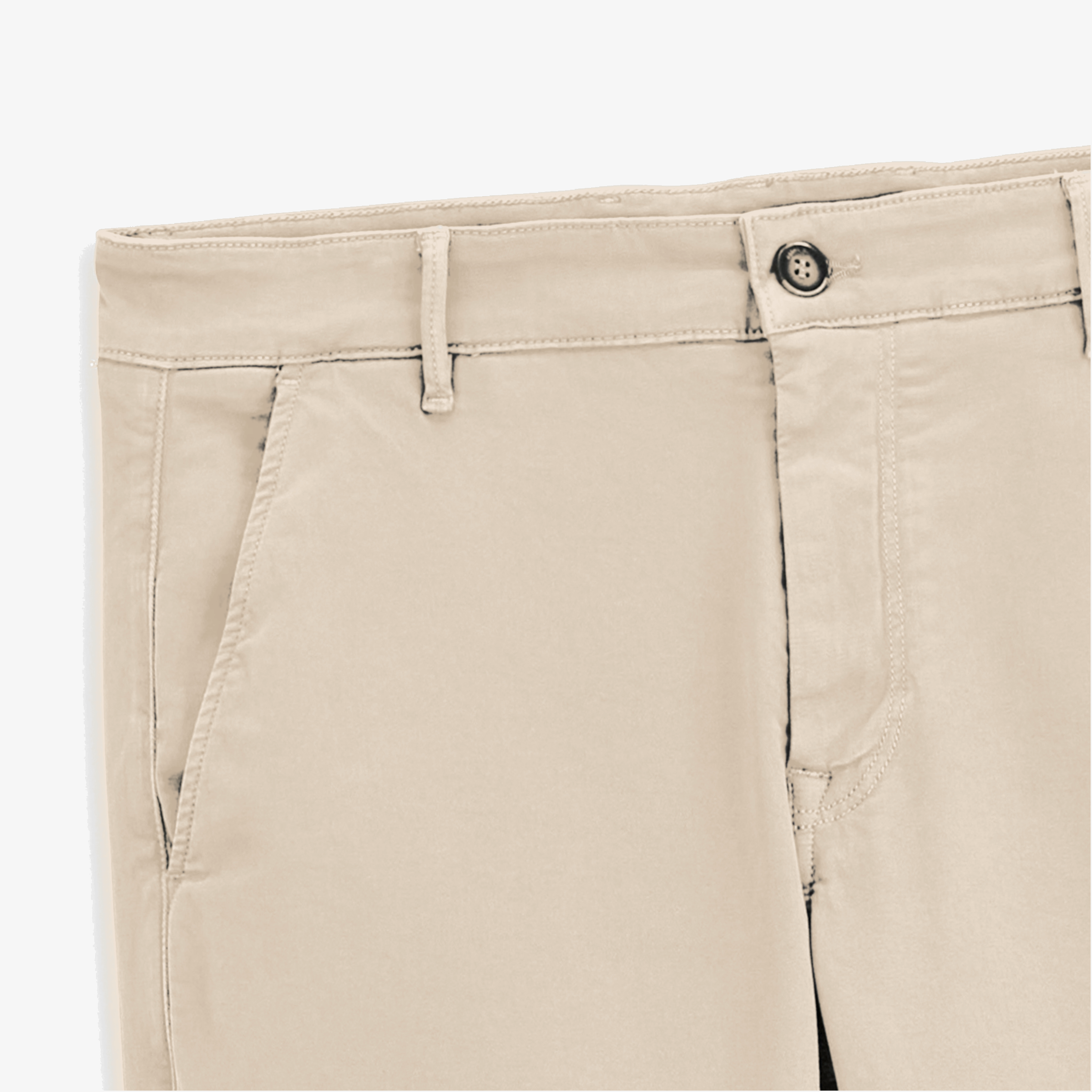 Stretch cotton chino with comfortable fit SERGE BLANCO Beige