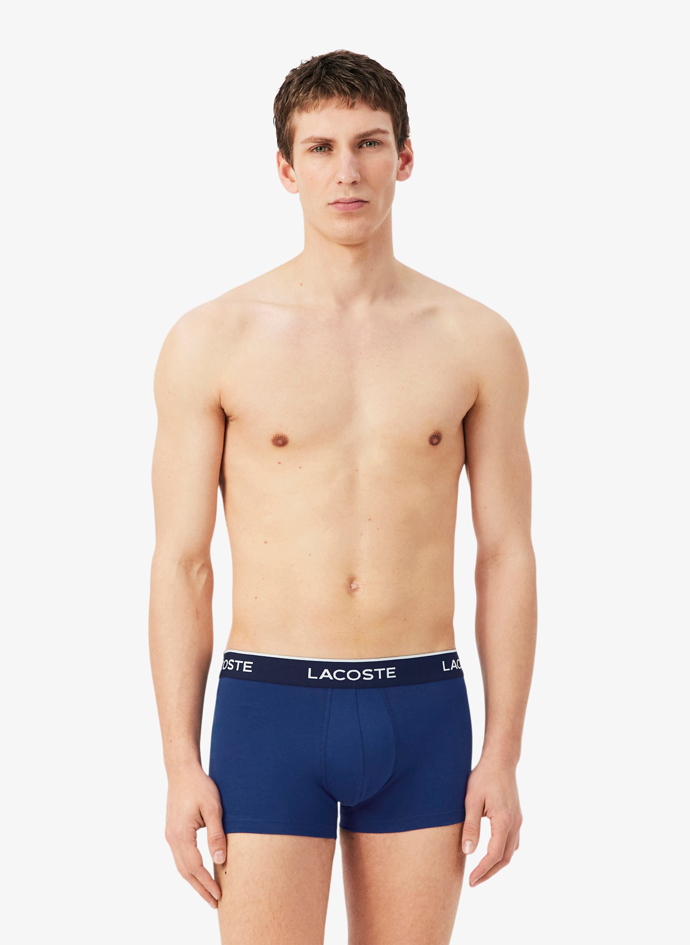 Pack of 3 cotton-blend trunks LACOSTE Multicolored
