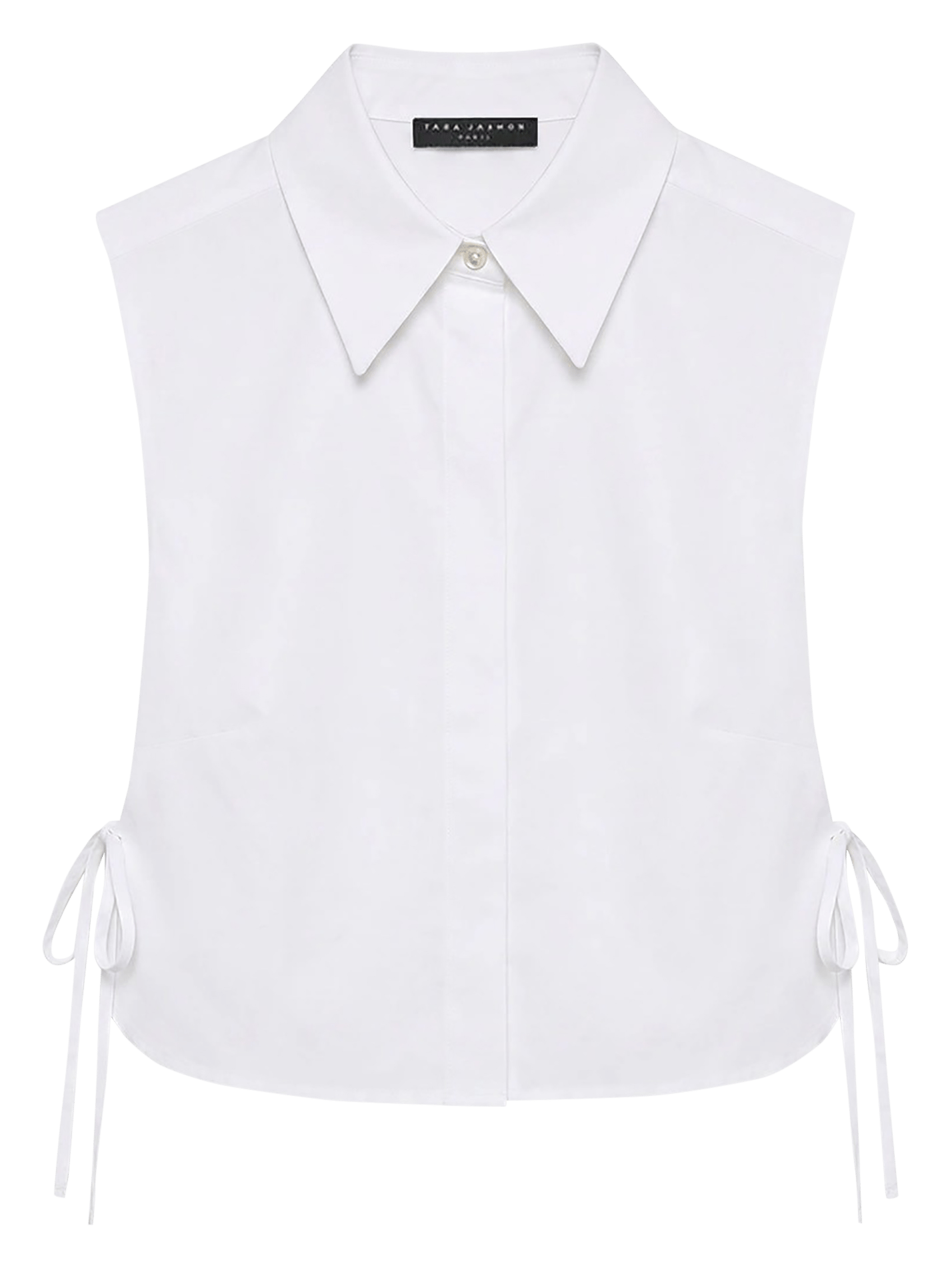 Plastron chemise uni TARA JARMON Blanc