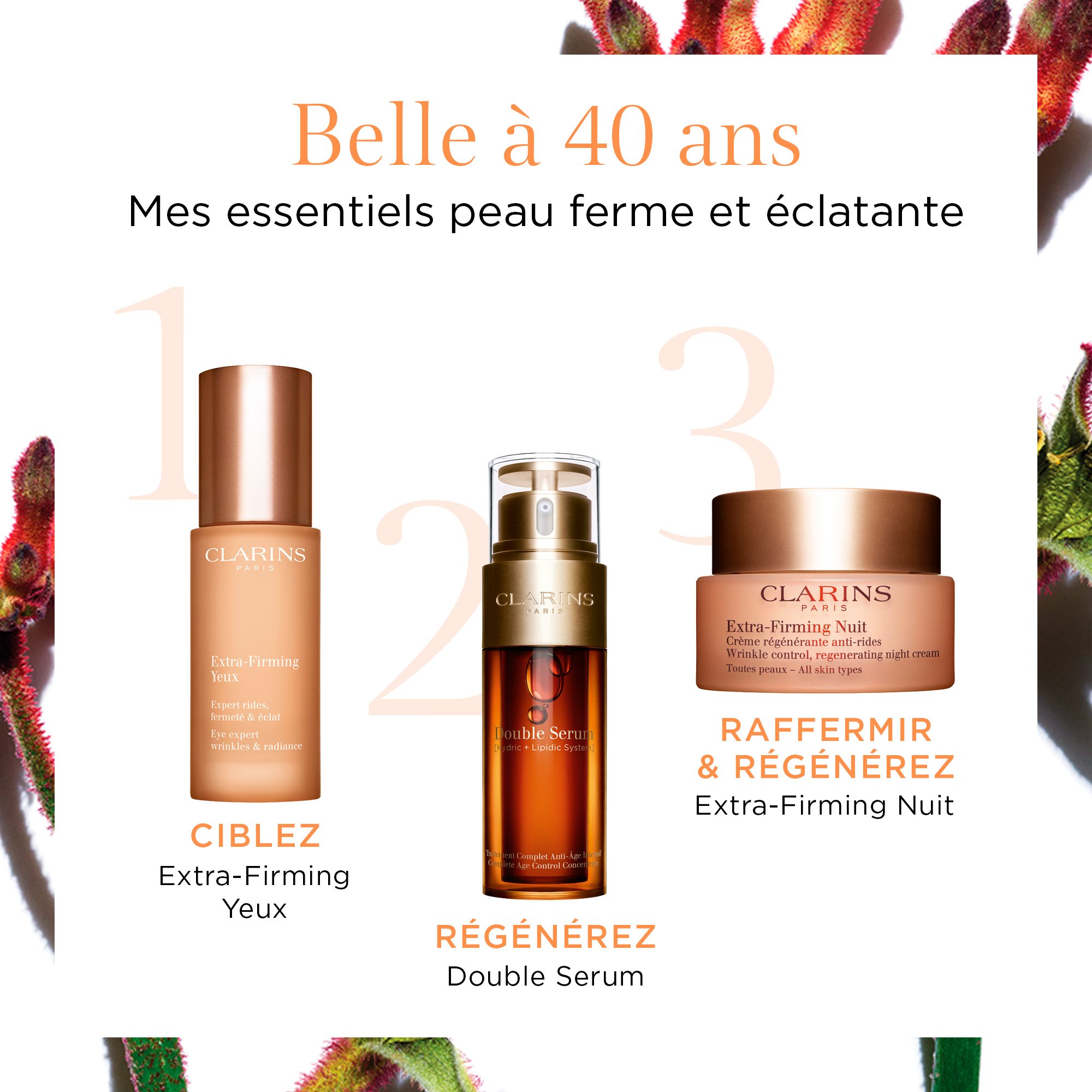 Extra-Firming Nuit - Regenererende, anti-ageing nachtcrème voor alle huidtypen CLARINS No color