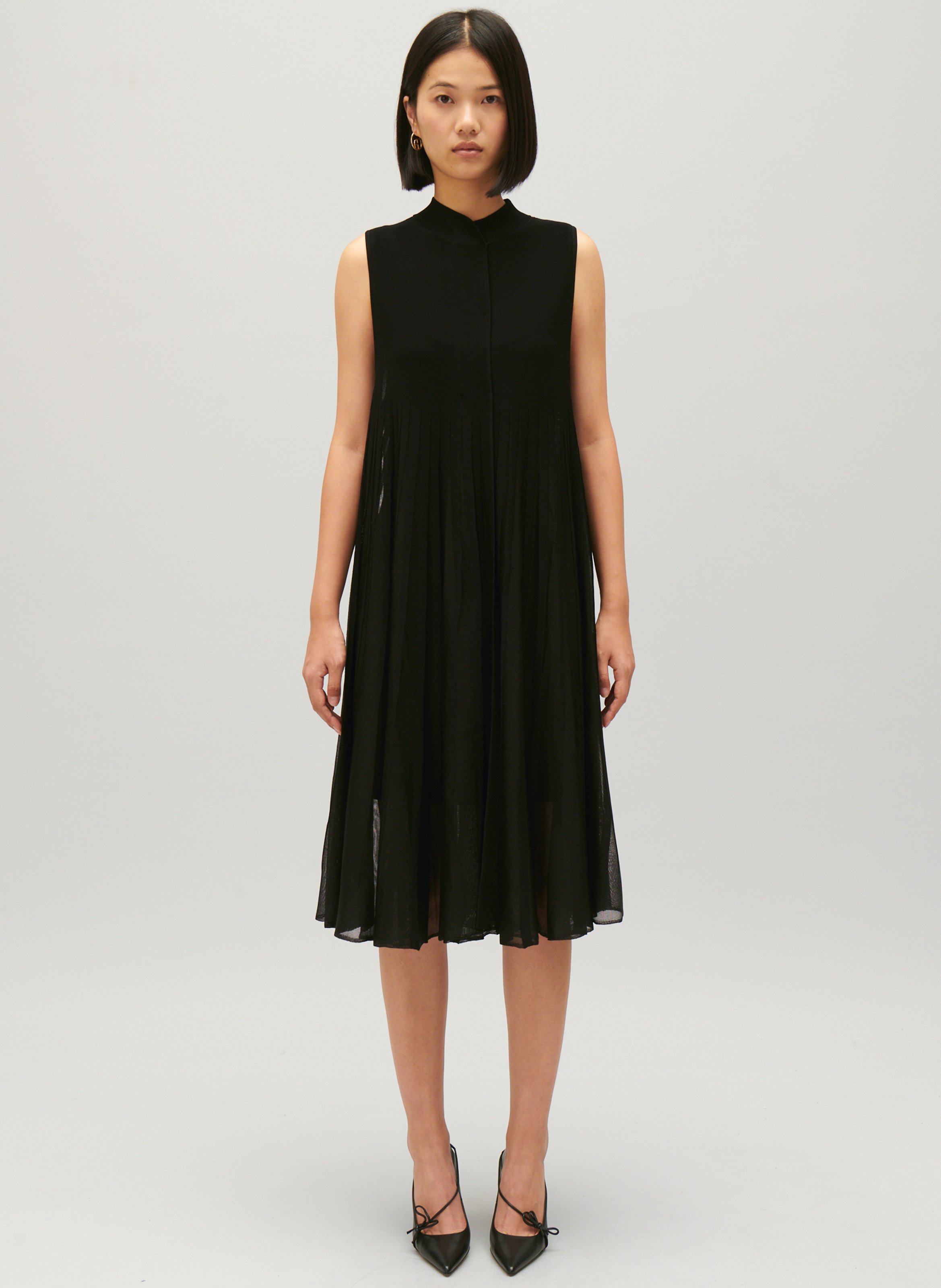 Mandarin collar cheap cocktail dress