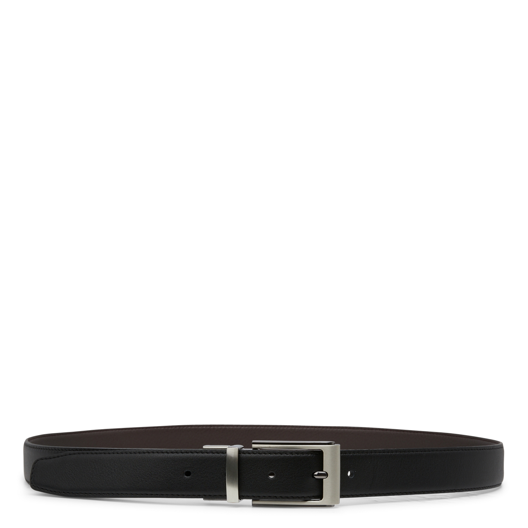 Reversible leather belt AU PRINTEMPS PARIS Multicolored