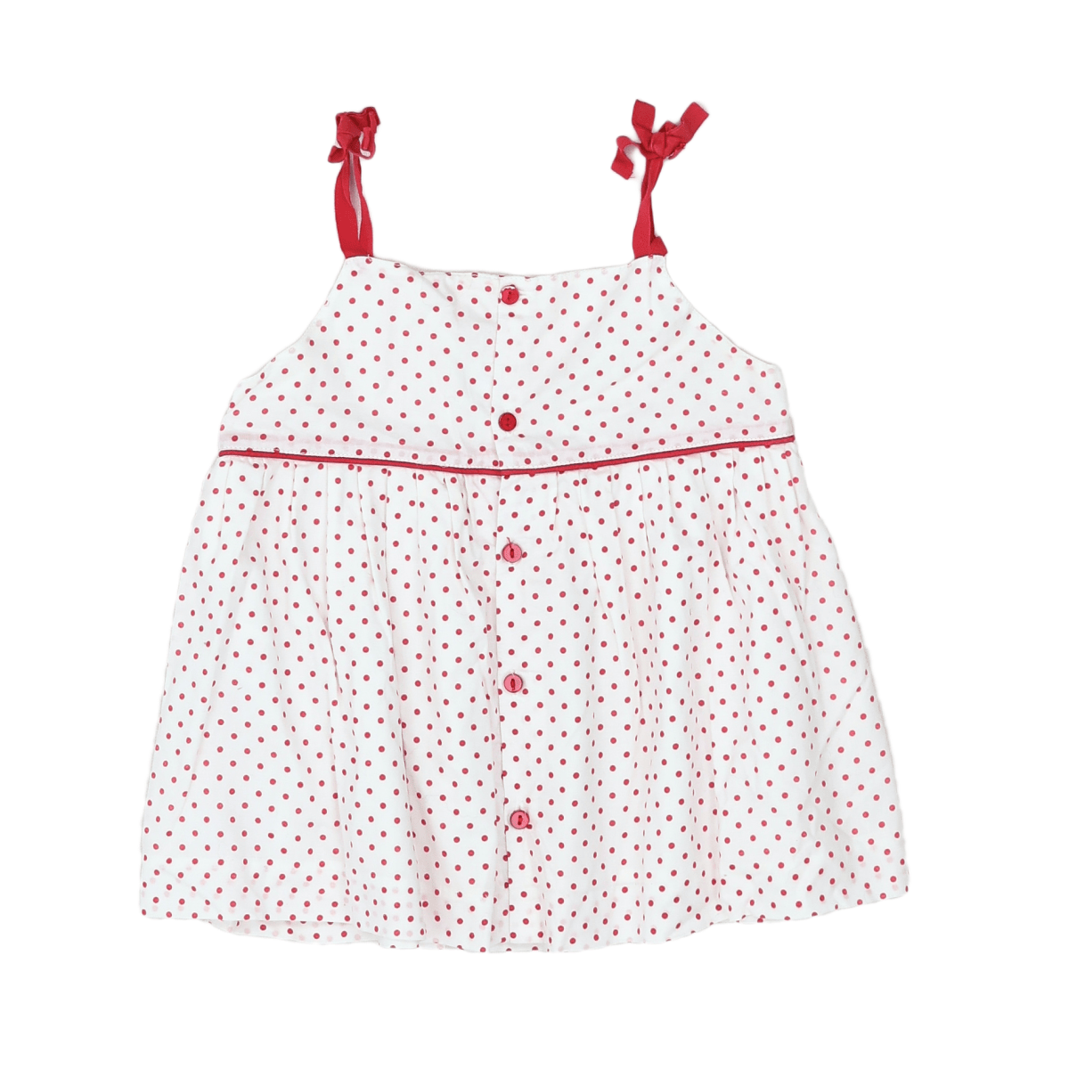 White child's blouse - 4 years JACADI - Seconde Main White