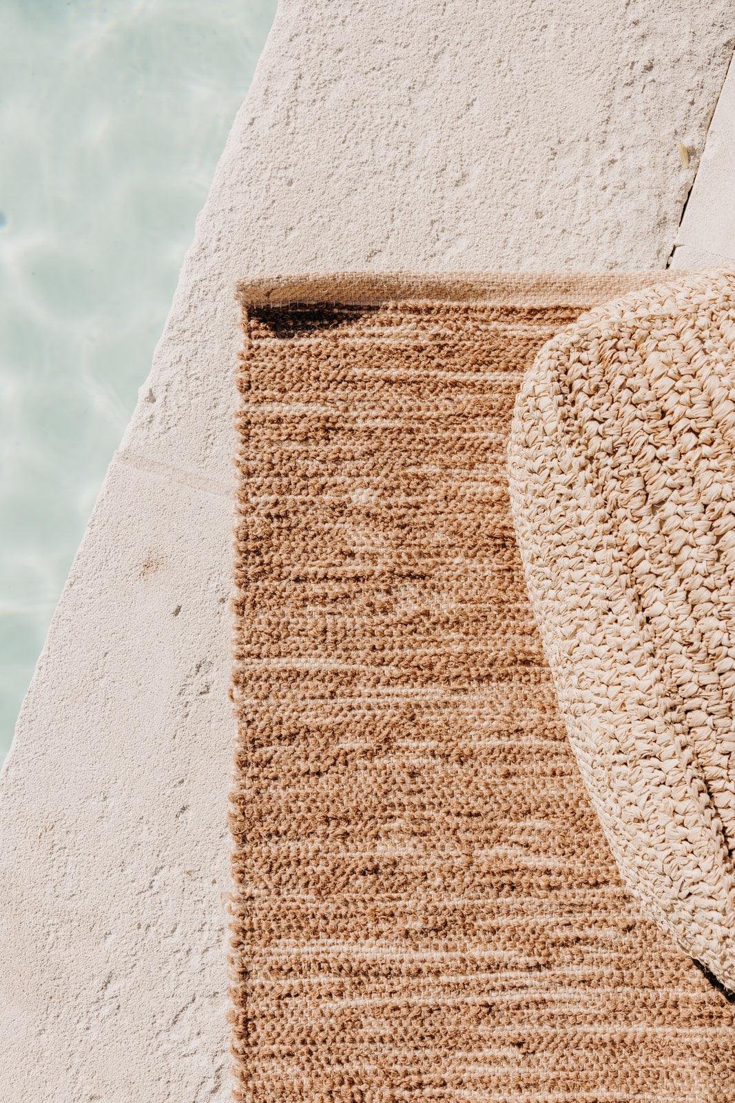 Jute and cotton rug DEBONGOUT Brown