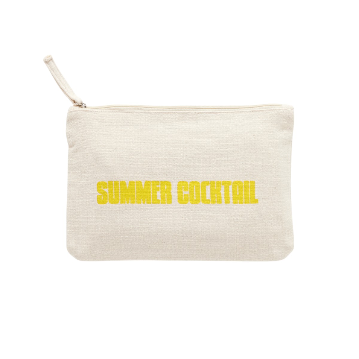 Printed zip pouch TODAY LINGE DE MAISON Yellow