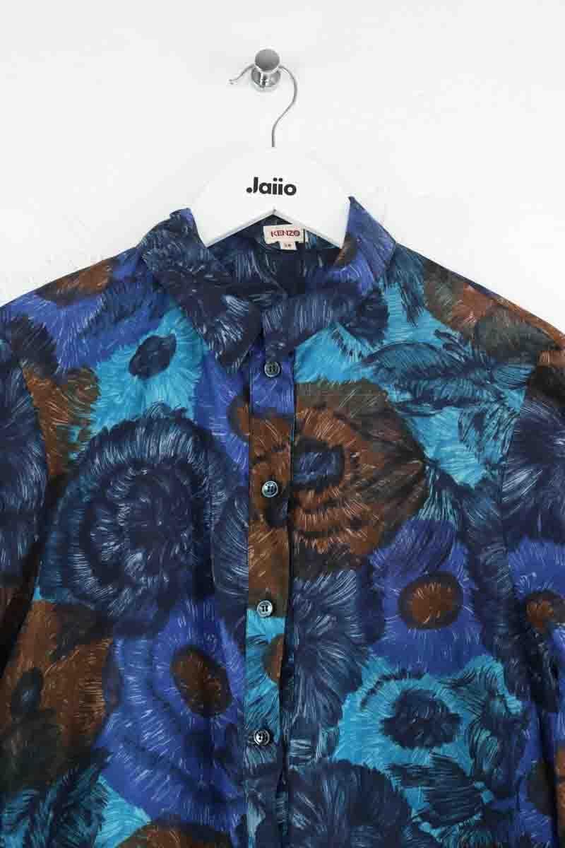 Cotton shirt KENZO - SECONDE MAIN Blue