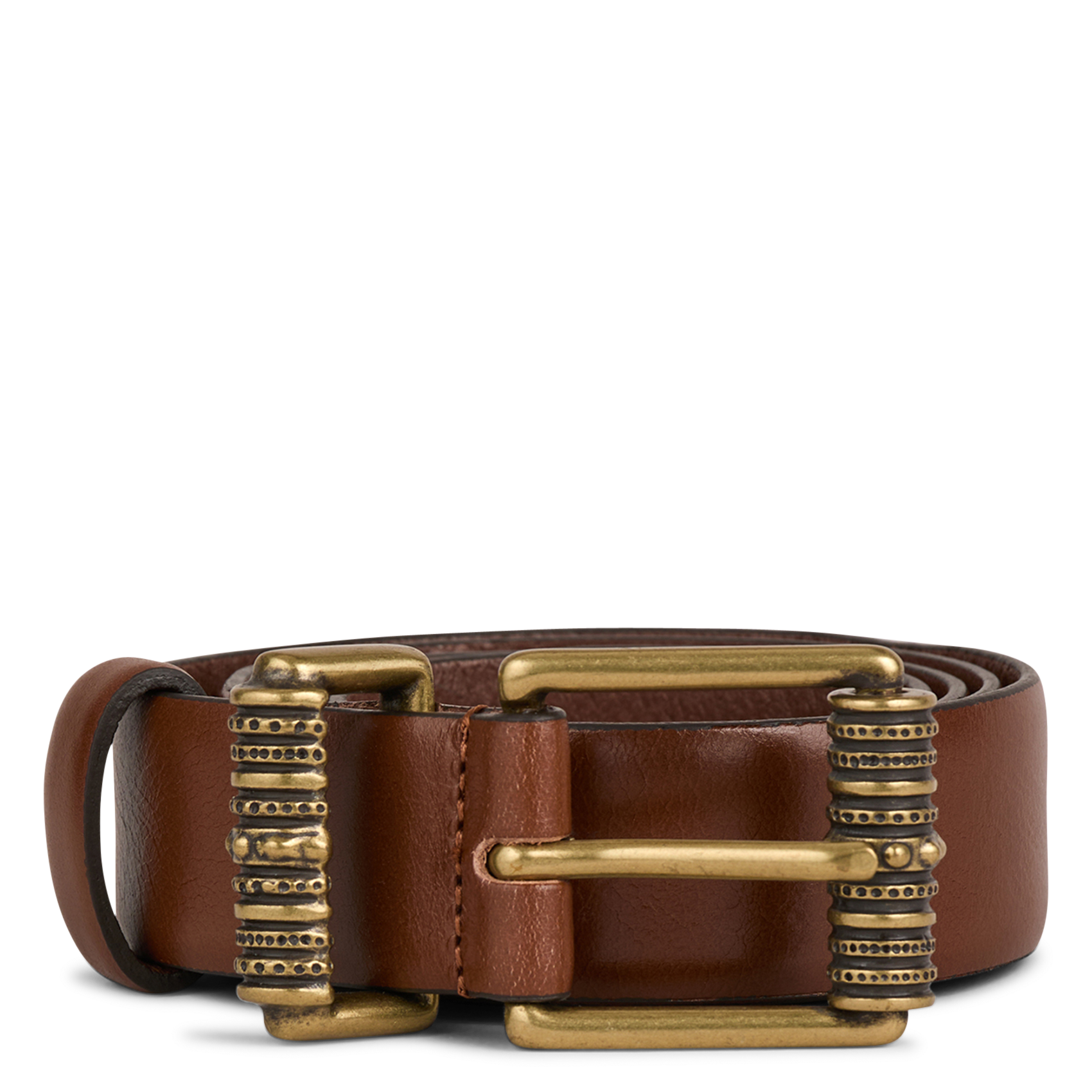 Ceinture à boucle en cuir BA&SH