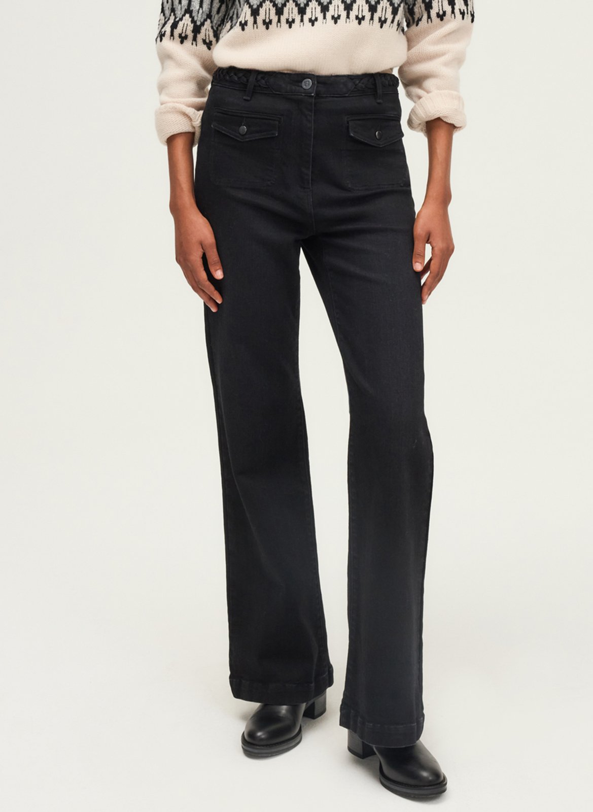 Jean flare PABLO Noir