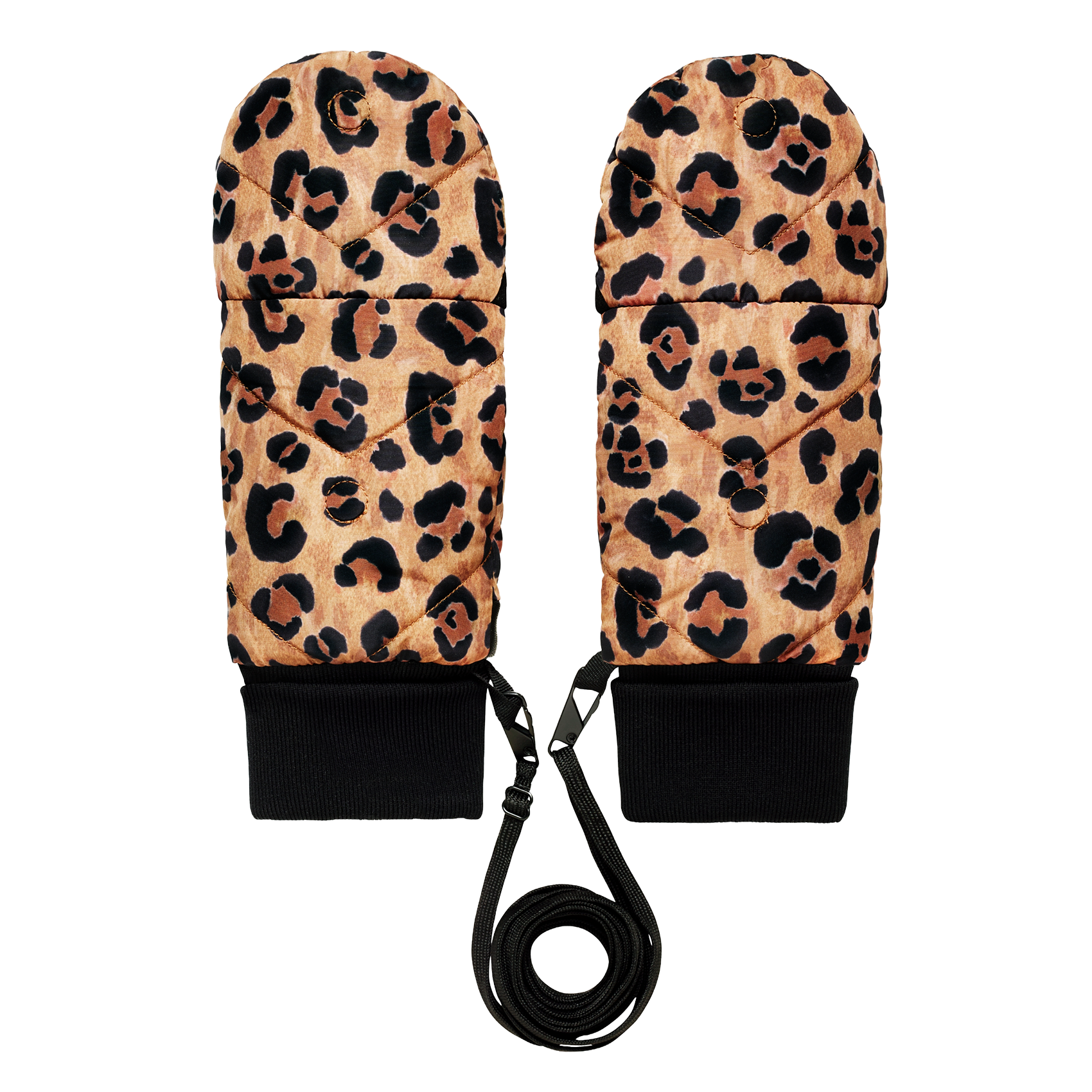 Convertible wanten met luipaardprint FUDOON Veelkleurig