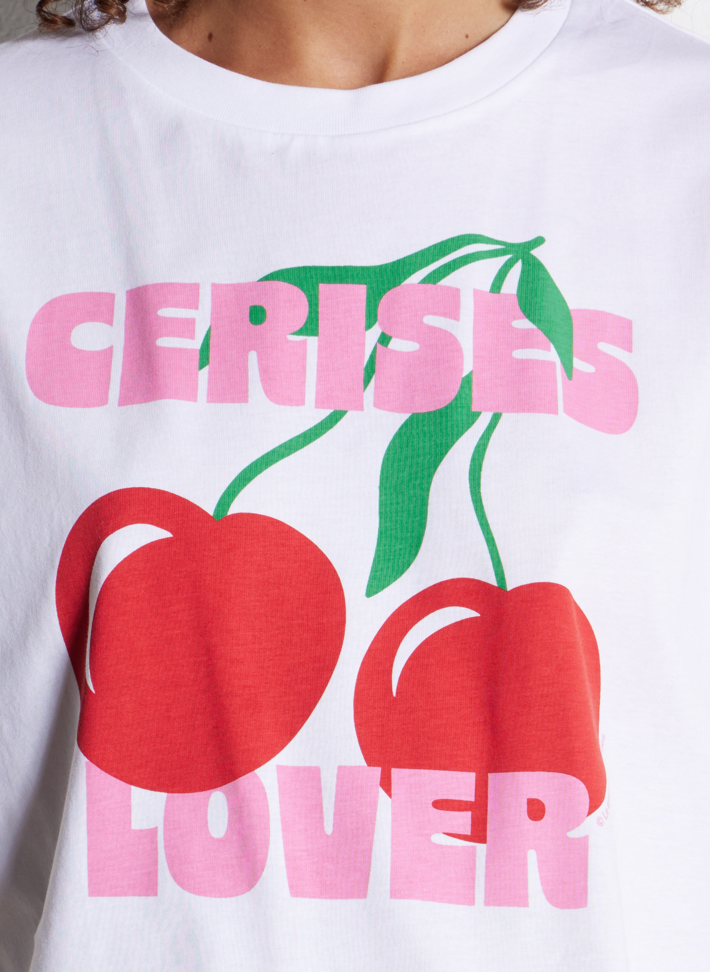 Camiliday round-neck sleeveless cotton top LE TEMPS DES CERISES White