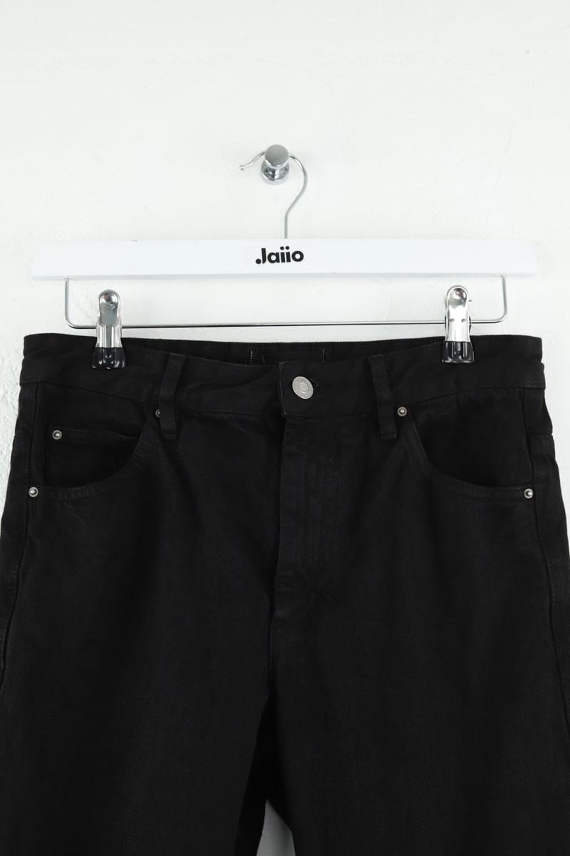 Cotton straight jeans ISABEL MARANT - Seconde Main Black