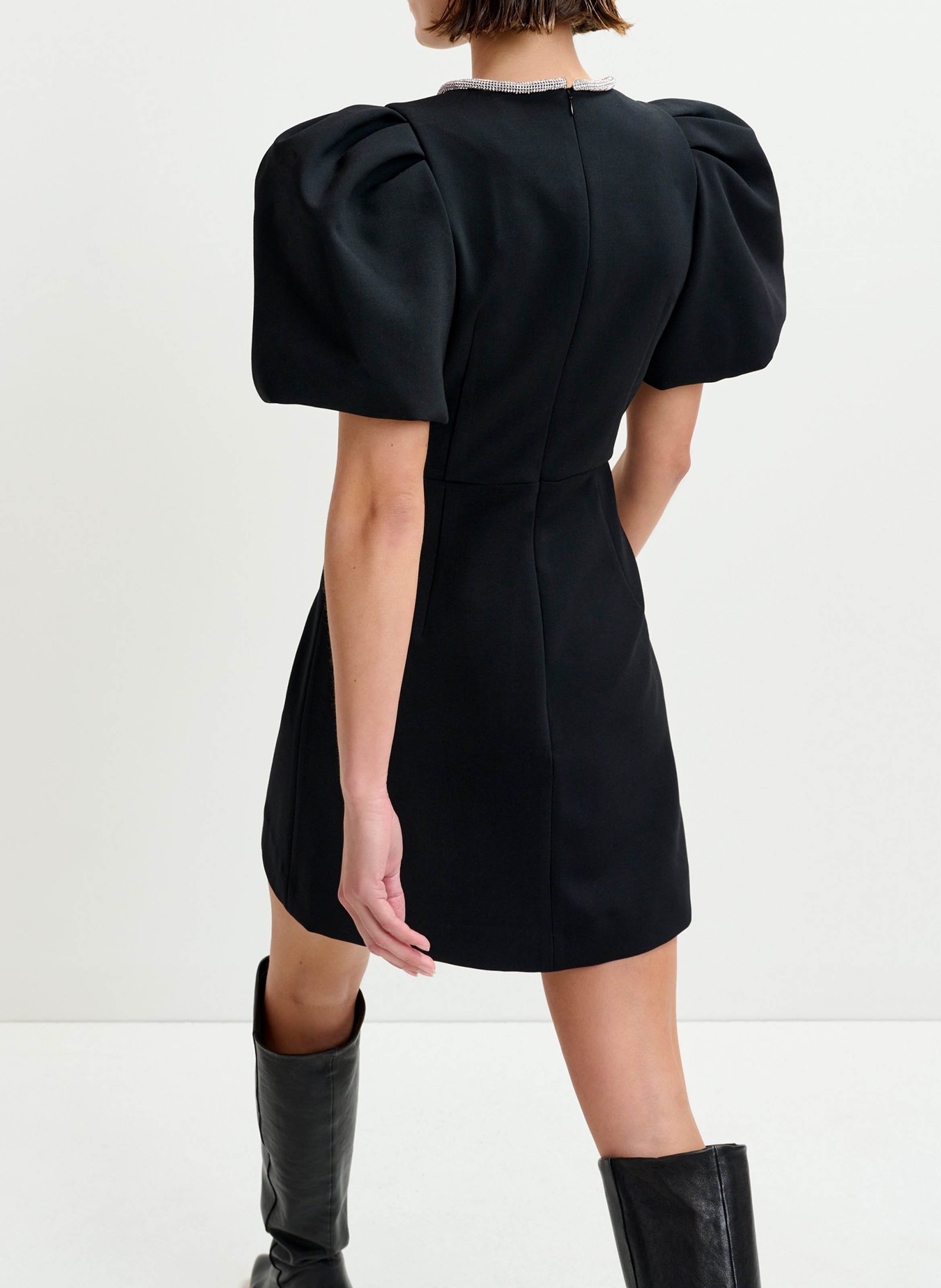 Robe courte col rond ESSENTIEL ANTWERP Noir