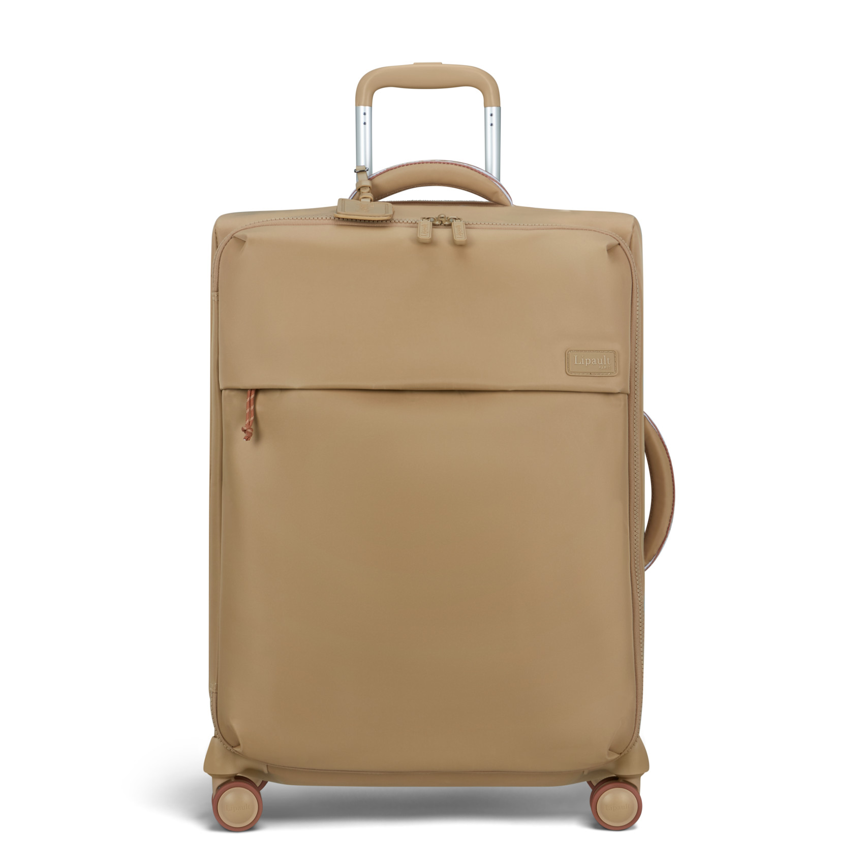 Feather suitcase 4 wheels size M LIPAULT Beige