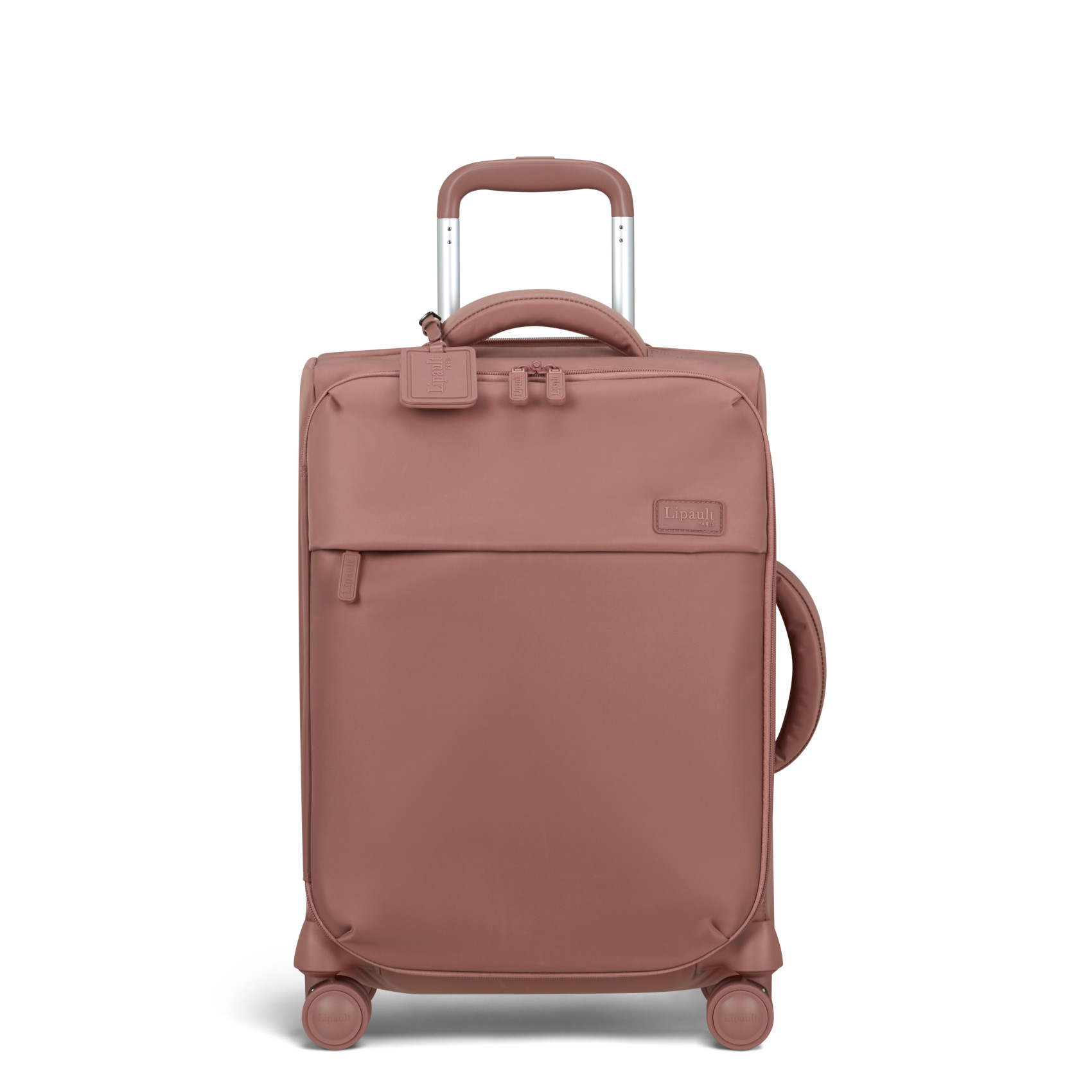 Feather suitcase 4 wheels size S LIPAULT Pink