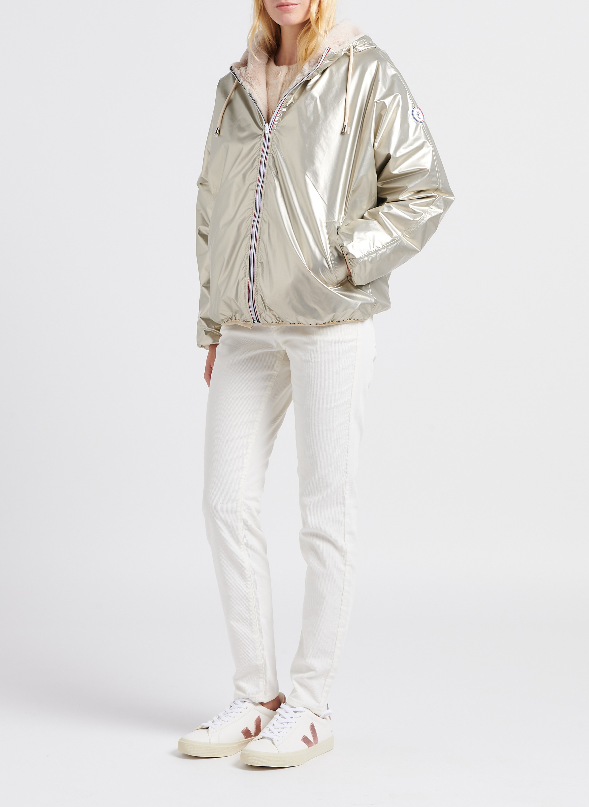 Wende-Windjacke mit Kapuze LA PETITE ETOILE Golden