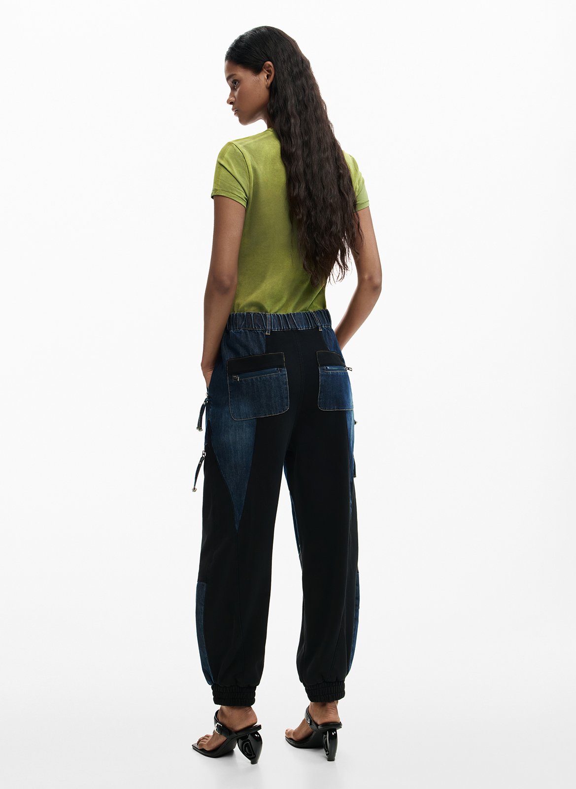 Wijde jeans DESIGUAL Blauw