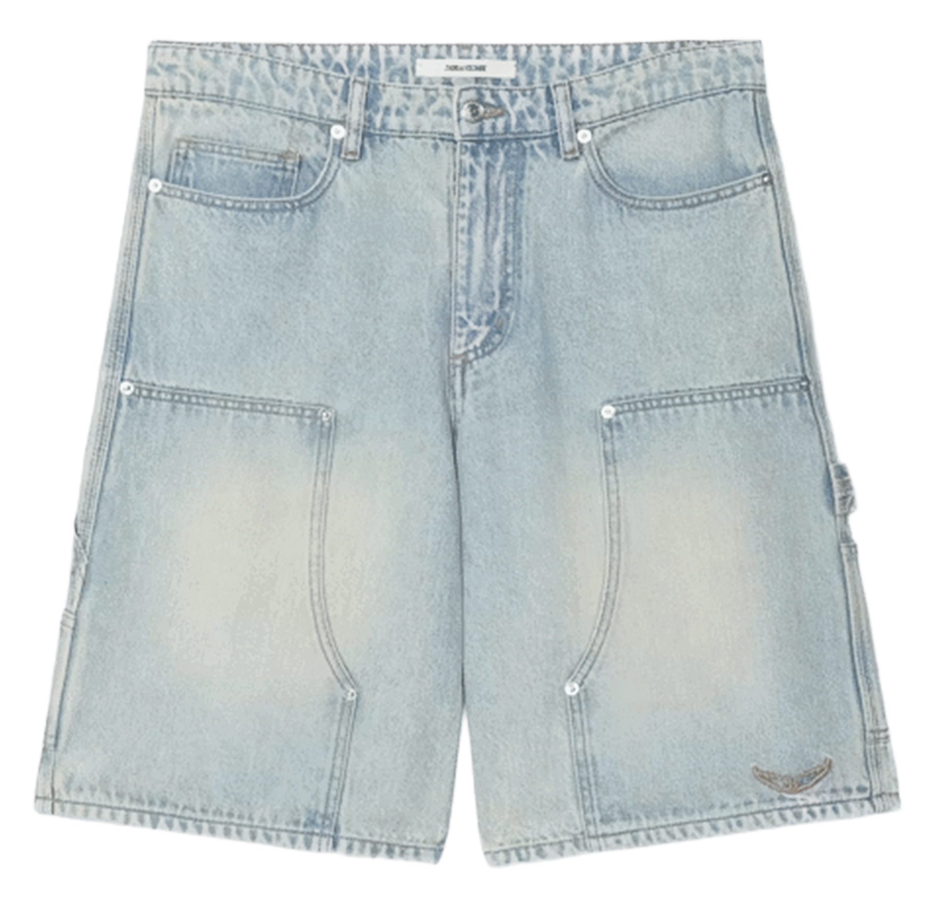 Short droit en coton ZADIG&VOLTAIRE Bleu